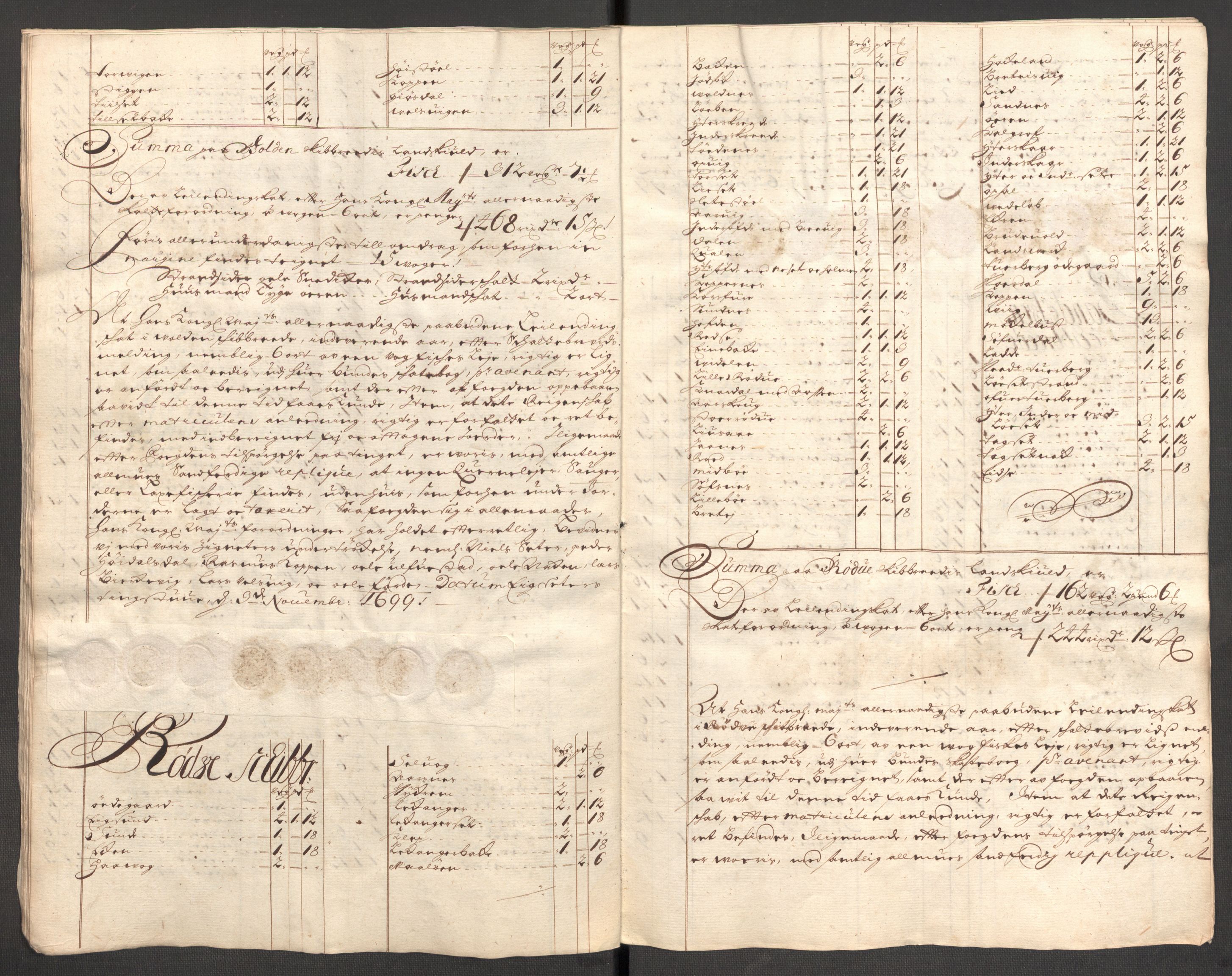 Rentekammeret inntil 1814, Reviderte regnskaper, Fogderegnskap, RA/EA-4092/R54/L3557: Fogderegnskap Sunnmøre, 1699, p. 92