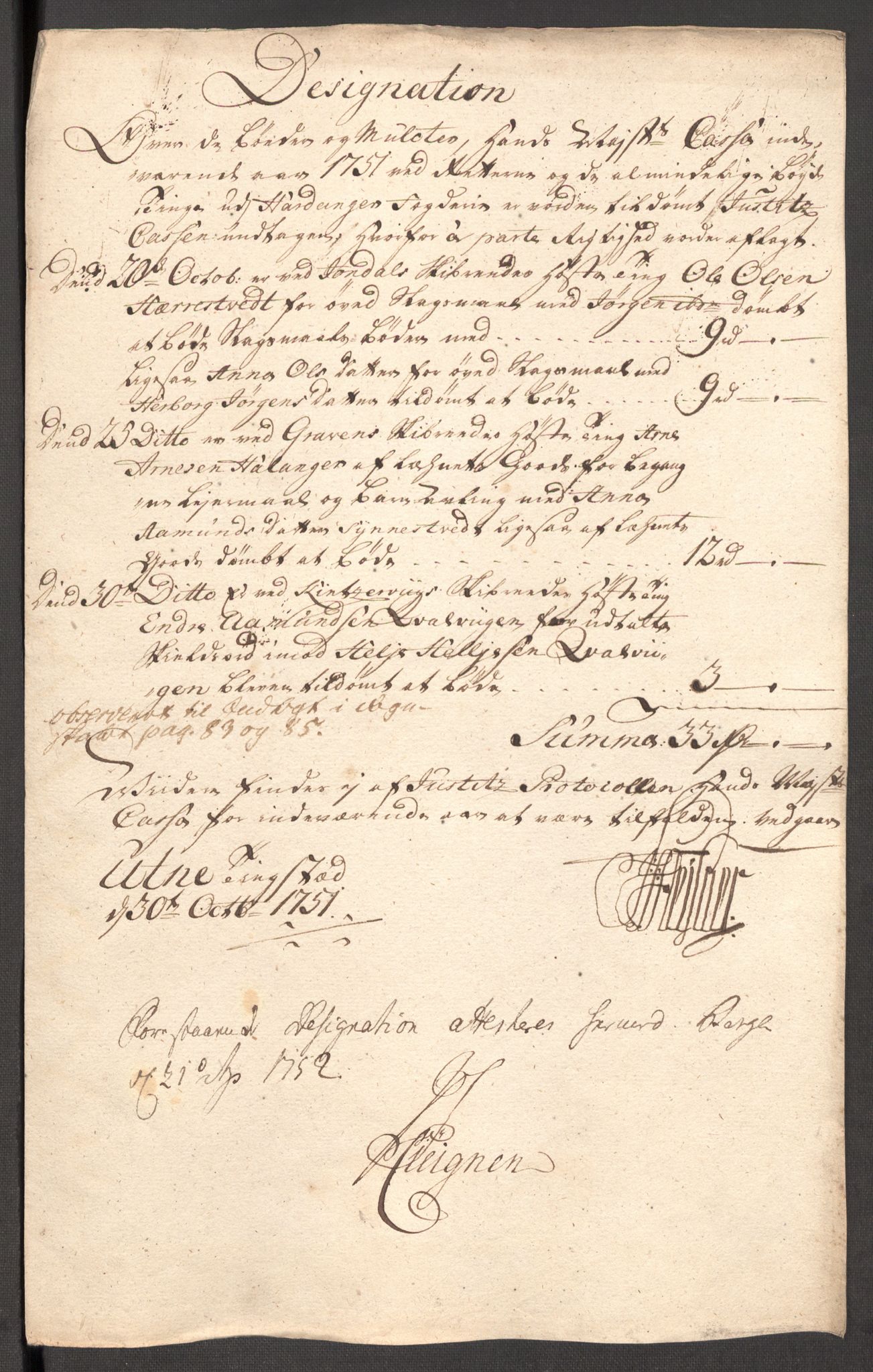 Rentekammeret inntil 1814, Reviderte regnskaper, Fogderegnskap, AV/RA-EA-4092/R48/L3056: Fogderegnskap Sunnhordland og Hardanger, 1751, p. 280