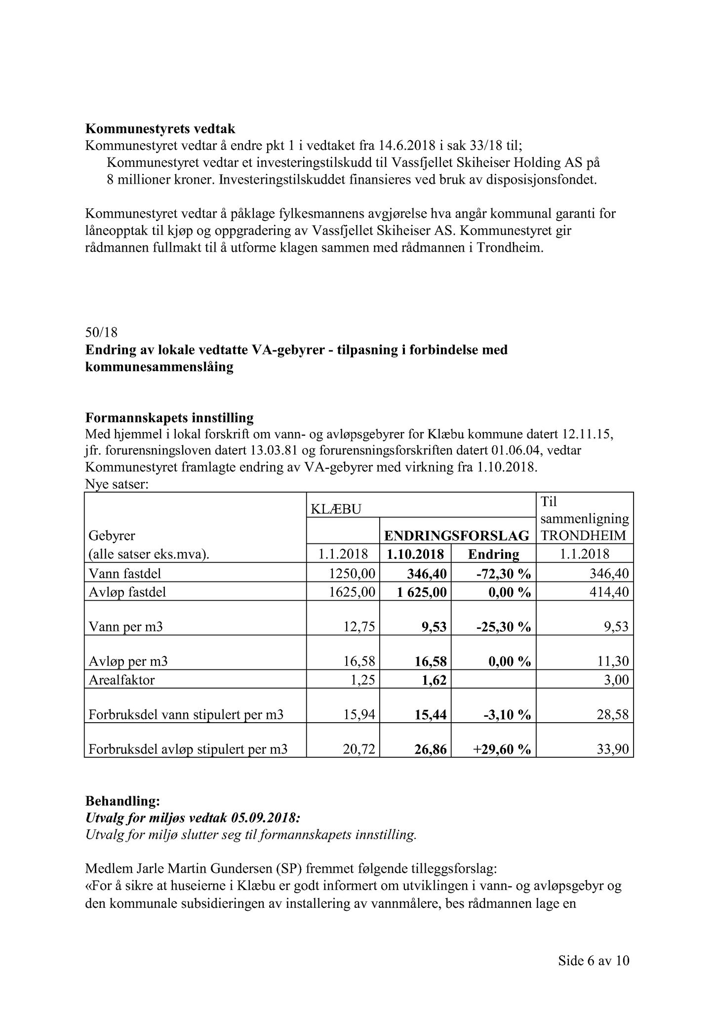 Klæbu Kommune, TRKO/KK/01-KS/L011: Kommunestyret - Møtedokumenter, 2018, p. 1281