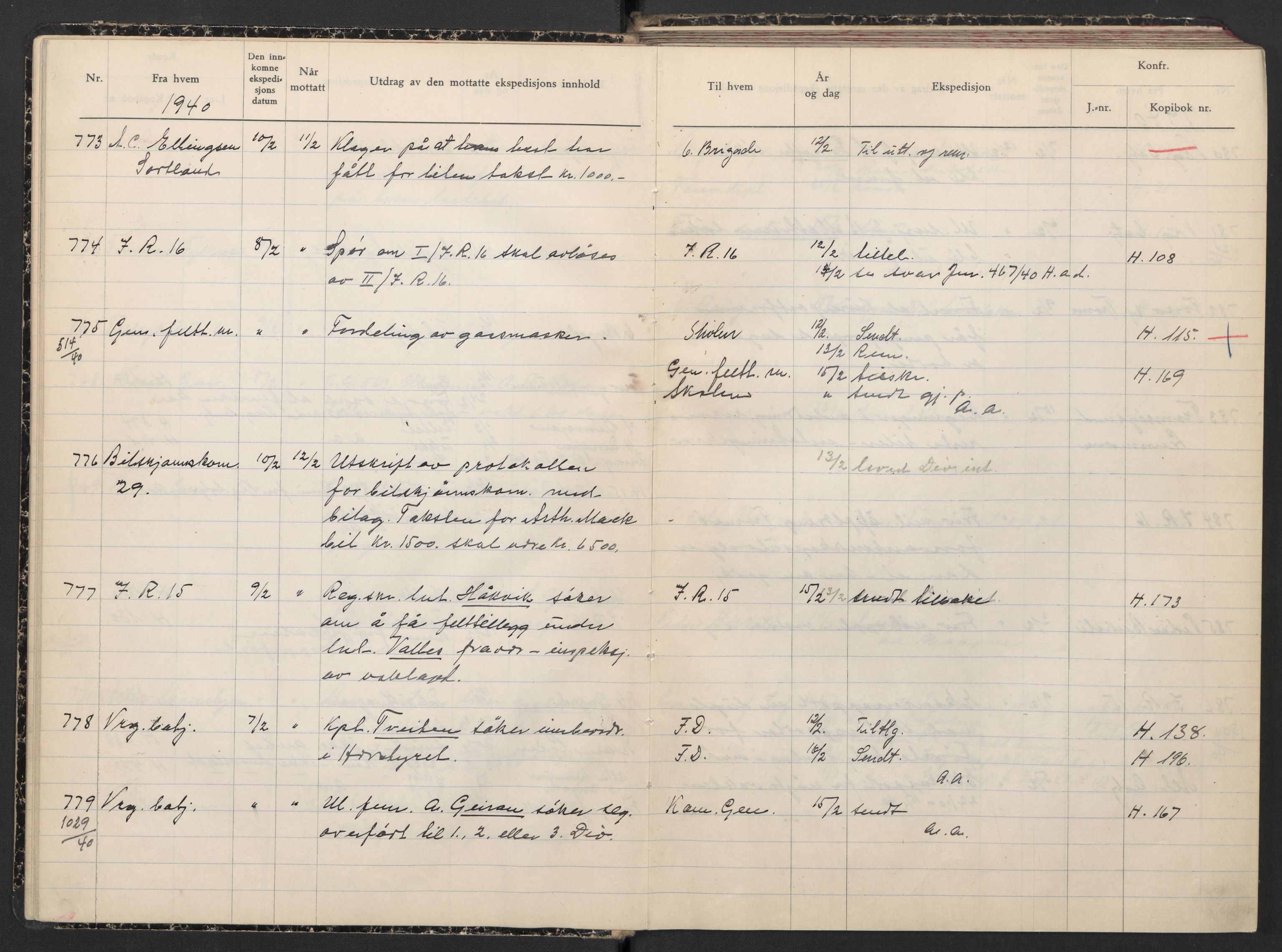 Forsvaret, Forsvarets krigshistoriske avdeling, AV/RA-RAFA-2017/Y/Yb/L0120: II-C-11-600  -  6. Divisjon, 1940, p. 197