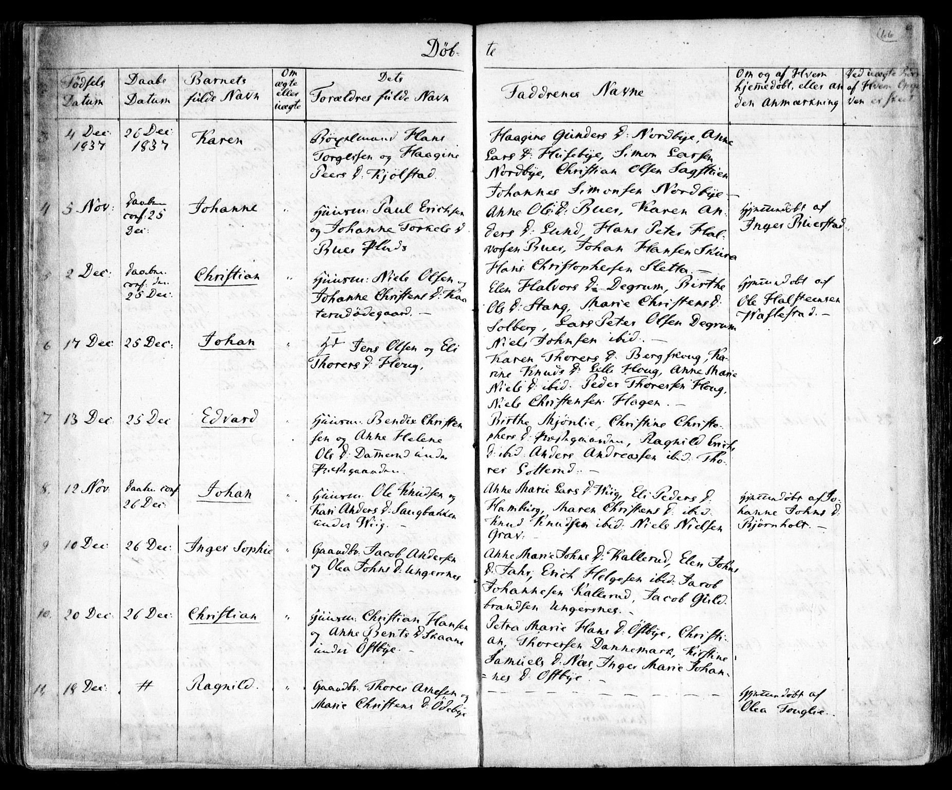 Enebakk prestekontor Kirkebøker, SAO/A-10171c/F/Fa/L0009: Parish register (official) no. I 9, 1832-1861, p. 66
