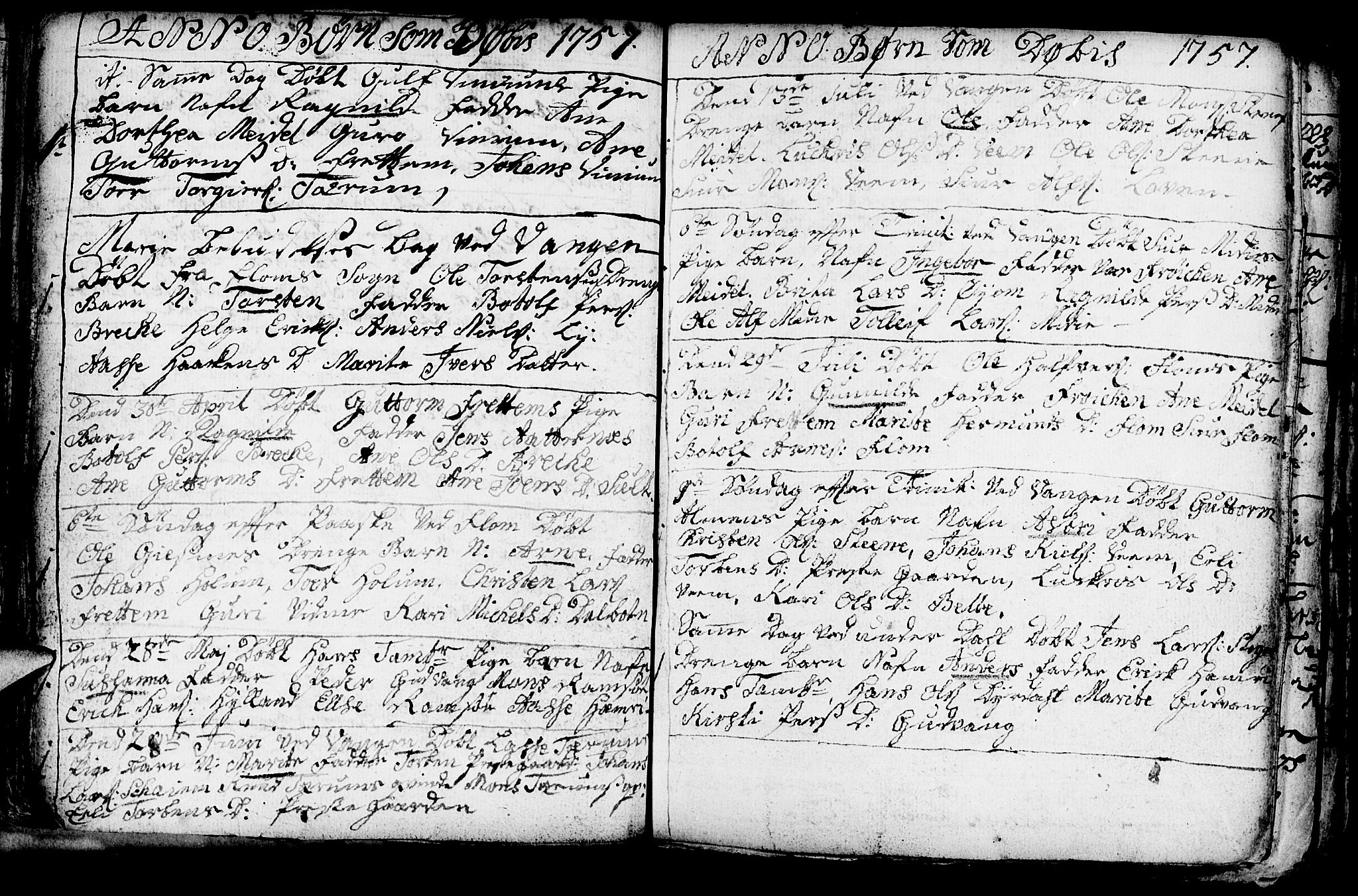 Aurland sokneprestembete, SAB/A-99937/H/Ha/Haa/L0003: Parish register (official) no. A 3, 1735-1761, p. 90