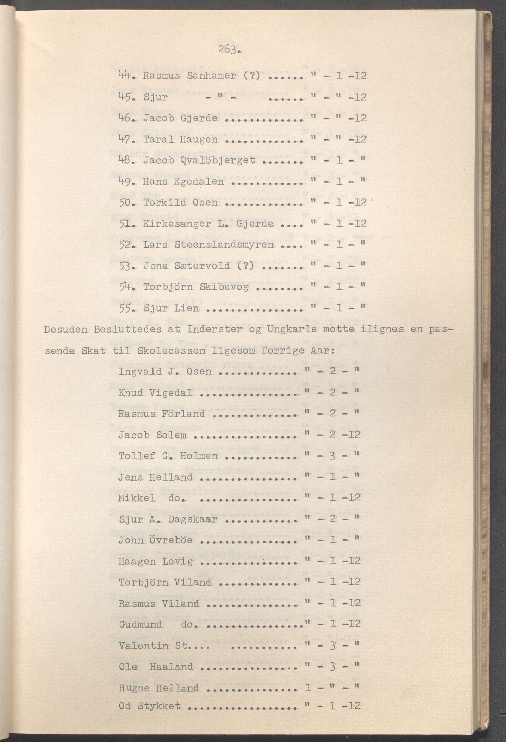 Vikedal kommune - Formannskapet, IKAR/K-100598/A/Ac/L0002: Avskrift av møtebok, 1862-1874, p. 263