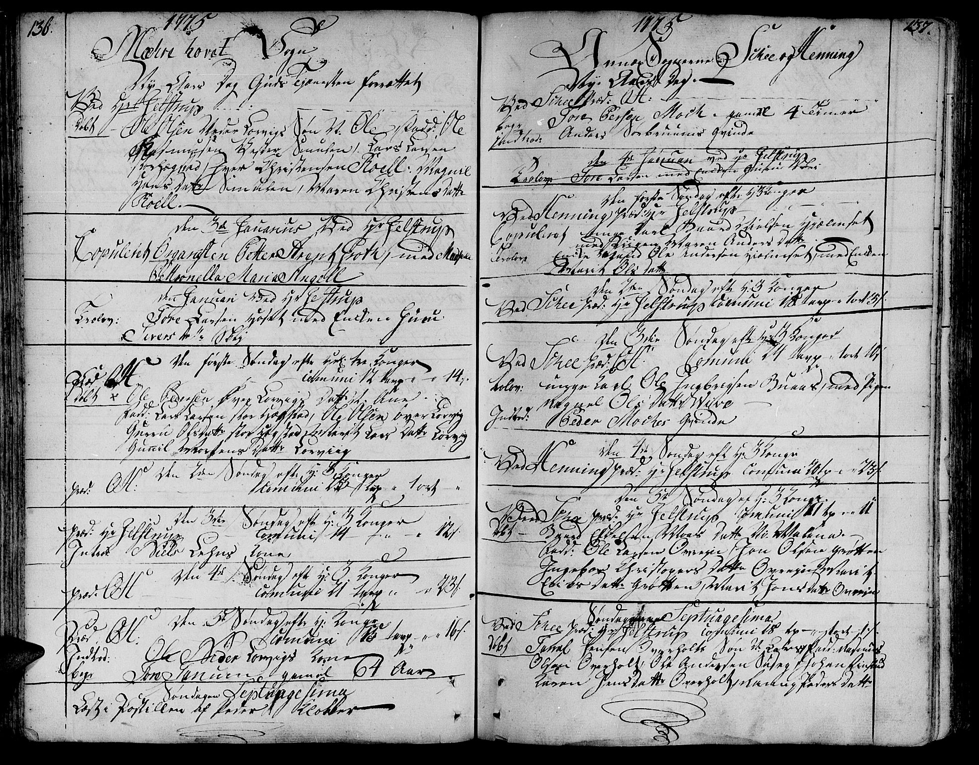 Ministerialprotokoller, klokkerbøker og fødselsregistre - Nord-Trøndelag, SAT/A-1458/735/L0331: Parish register (official) no. 735A02, 1762-1794, p. 136-137
