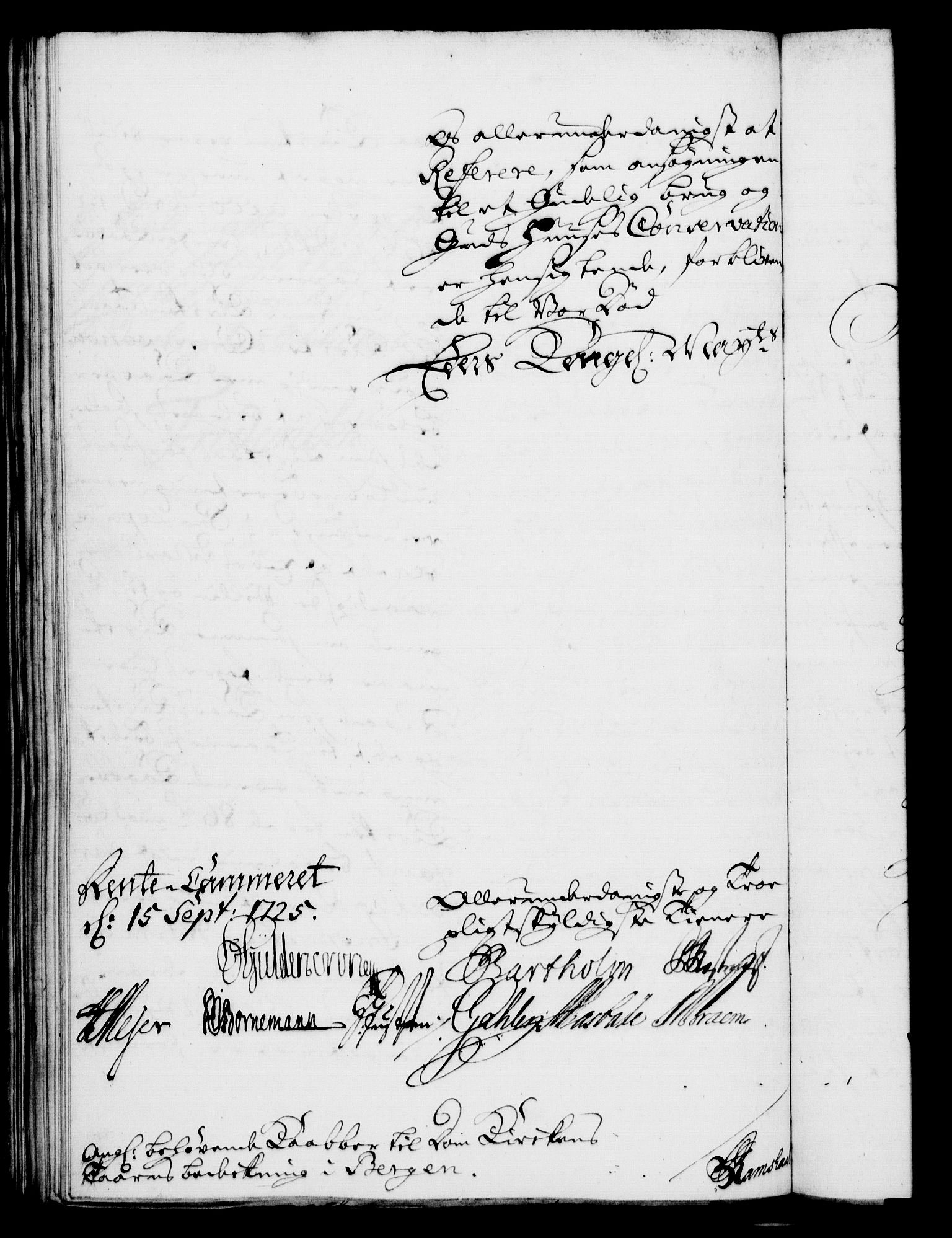 Rentekammeret, Kammerkanselliet, RA/EA-3111/G/Gf/Gfa/L0008: Norsk relasjons- og resolusjonsprotokoll (merket RK 52.8), 1725, p. 773