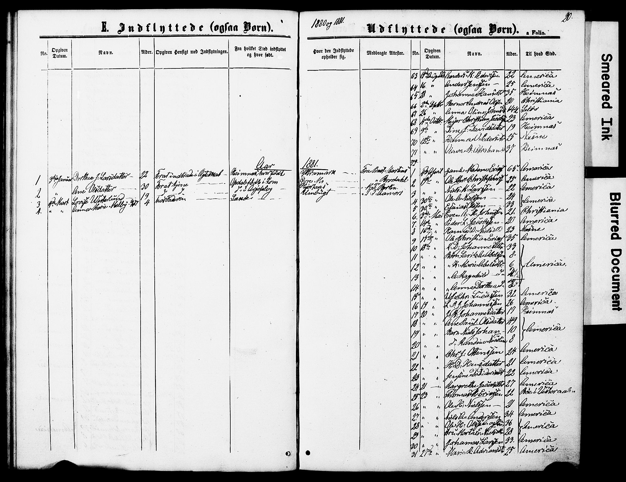 Ministerialprotokoller, klokkerbøker og fødselsregistre - Nordland, SAT/A-1459/827/L0398: Parish register (official) no. 827A10, 1866-1886, p. 20