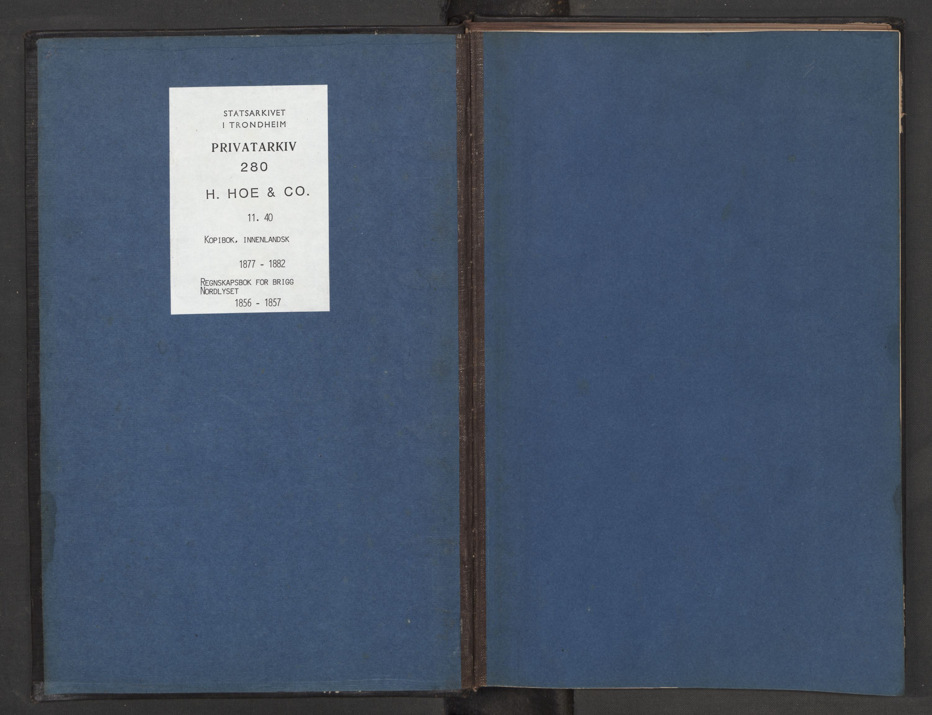 Hoë, Herman & Co, AV/SAT-PA-0280/11/L0040: --, 1856-1882