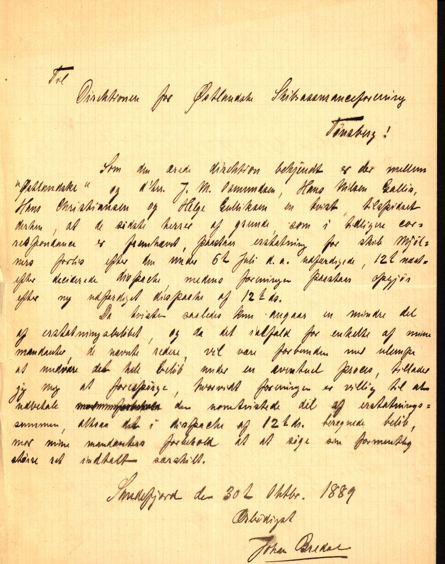 Pa 63 - Østlandske skibsassuranceforening, VEMU/A-1079/G/Ga/L0022/0007: Havaridokumenter / Nyassa, Mjølner, 1888, p. 144