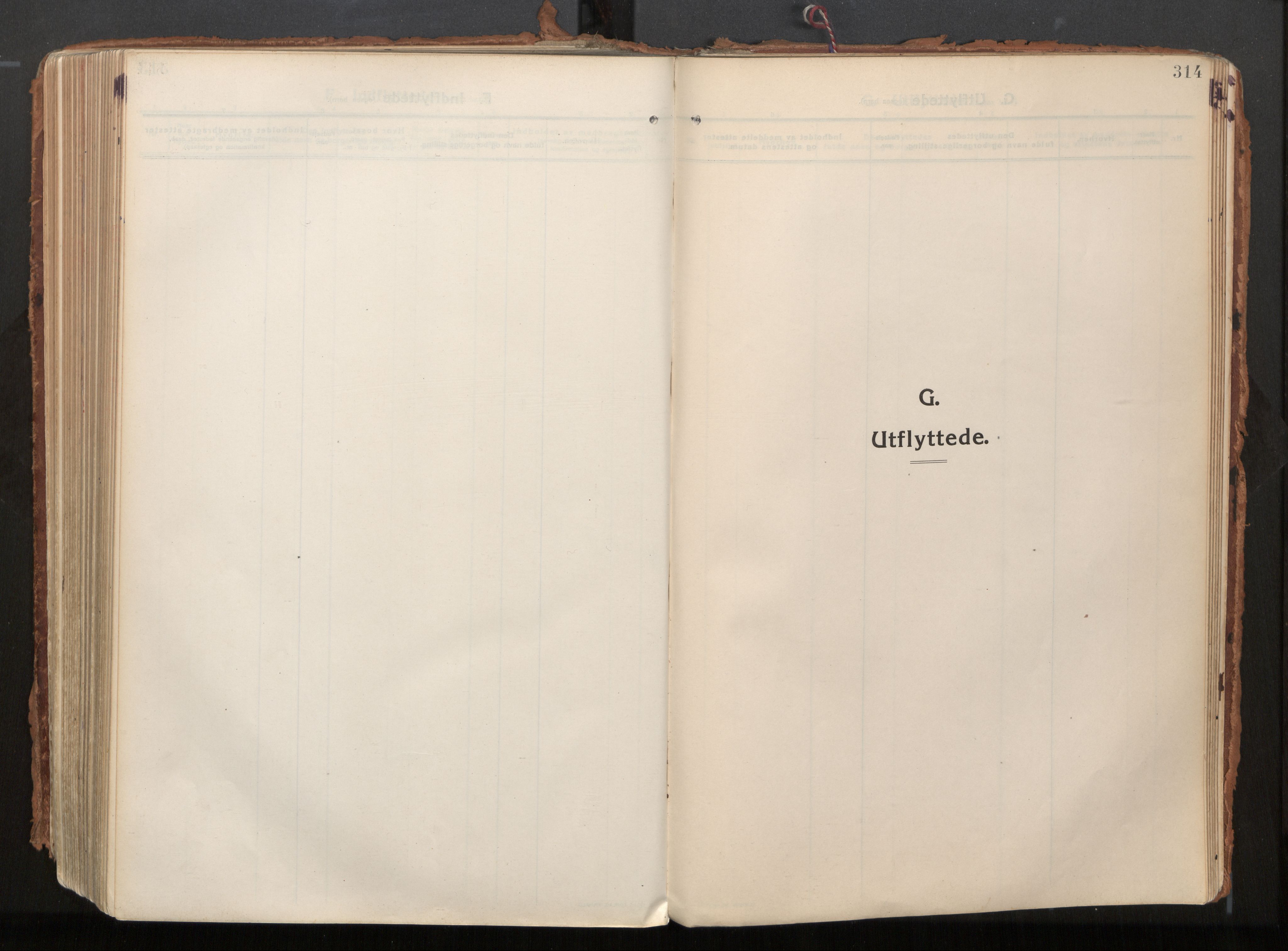 Ministerialprotokoller, klokkerbøker og fødselsregistre - Nordland, SAT/A-1459/882/L1181: Parish register (official) no. 882A03, 1913-1937, p. 314