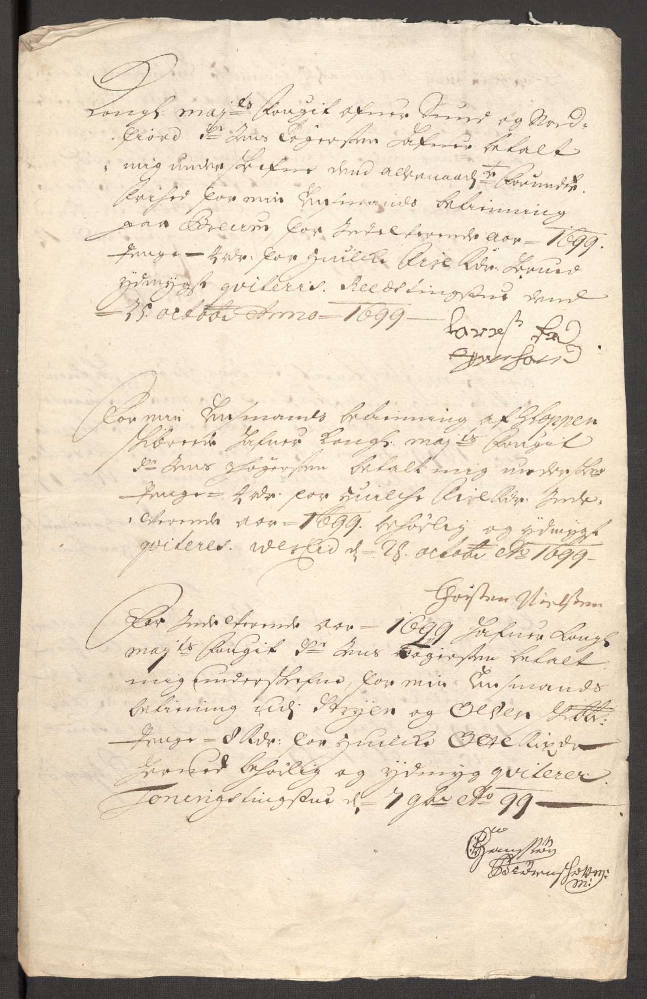 Rentekammeret inntil 1814, Reviderte regnskaper, Fogderegnskap, AV/RA-EA-4092/R53/L3424: Fogderegnskap Sunn- og Nordfjord, 1699, p. 384