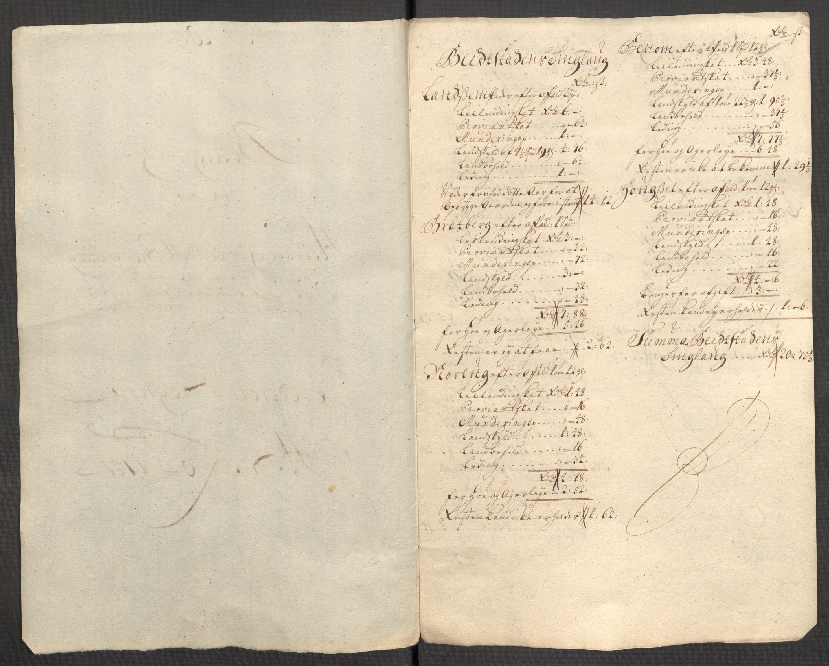 Rentekammeret inntil 1814, Reviderte regnskaper, Fogderegnskap, RA/EA-4092/R63/L4319: Fogderegnskap Inderøy, 1711, p. 449