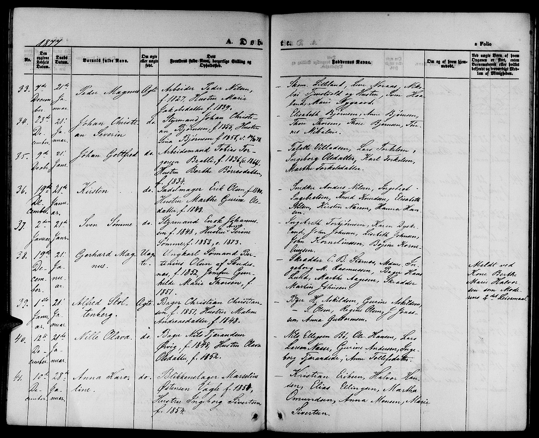 St. Petri sokneprestkontor, AV/SAST-A-101813/001/30/30BB/L0001: Parish register (copy) no. B 1, 1865-1878