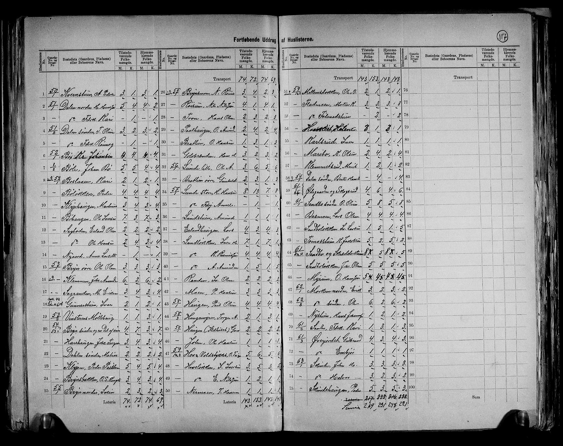 RA, 1891 census for 0518 Nord-Fron, 1891, p. 12