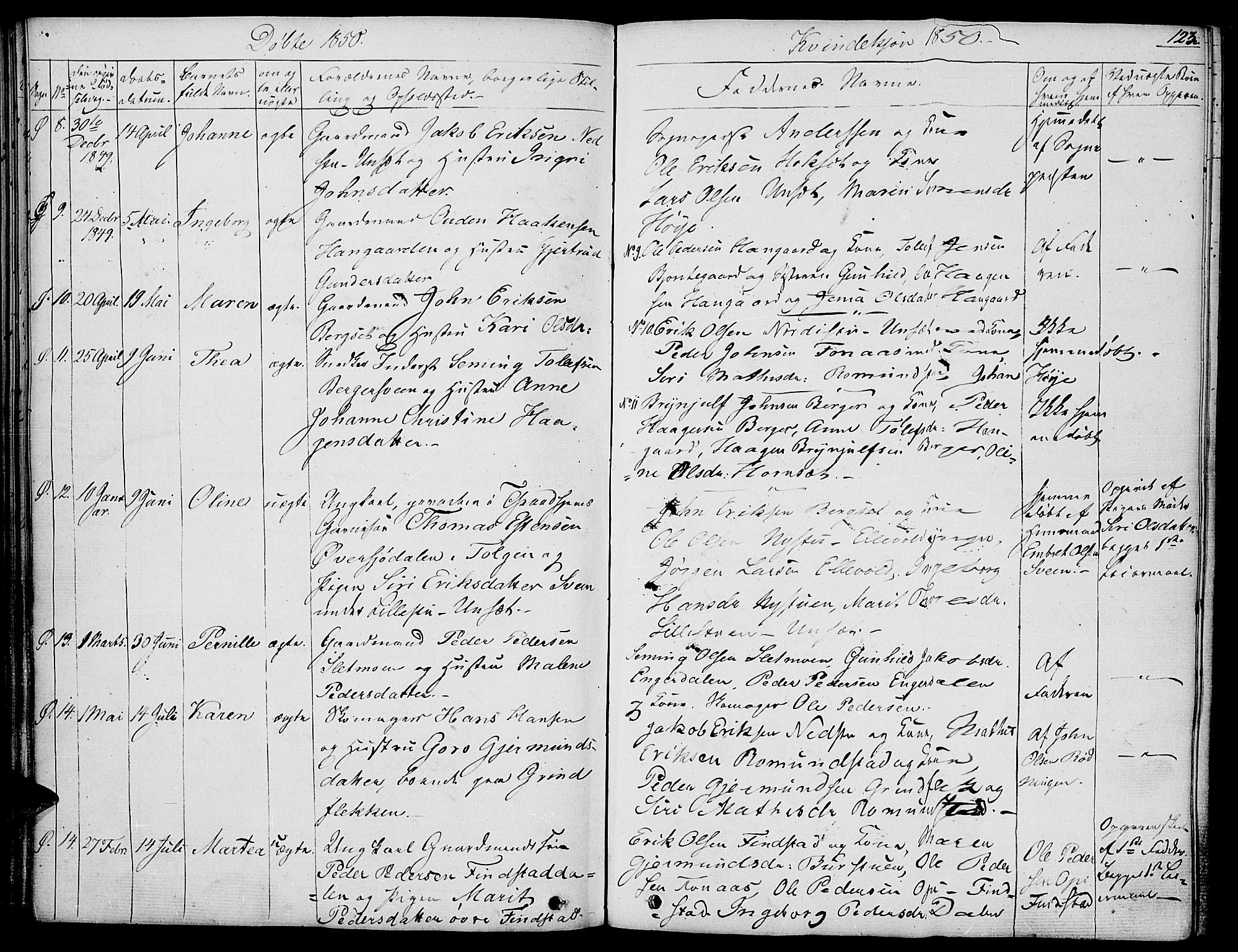 Rendalen prestekontor, AV/SAH-PREST-054/H/Ha/Haa/L0004: Parish register (official) no. 4, 1829-1852, p. 124