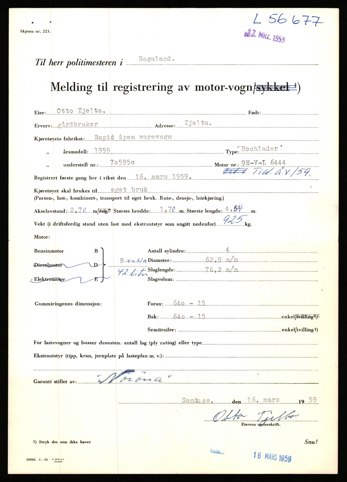 Stavanger trafikkstasjon, AV/SAST-A-101942/0/F/L0056: L-56500 - L-57199, 1930-1971, p. 534