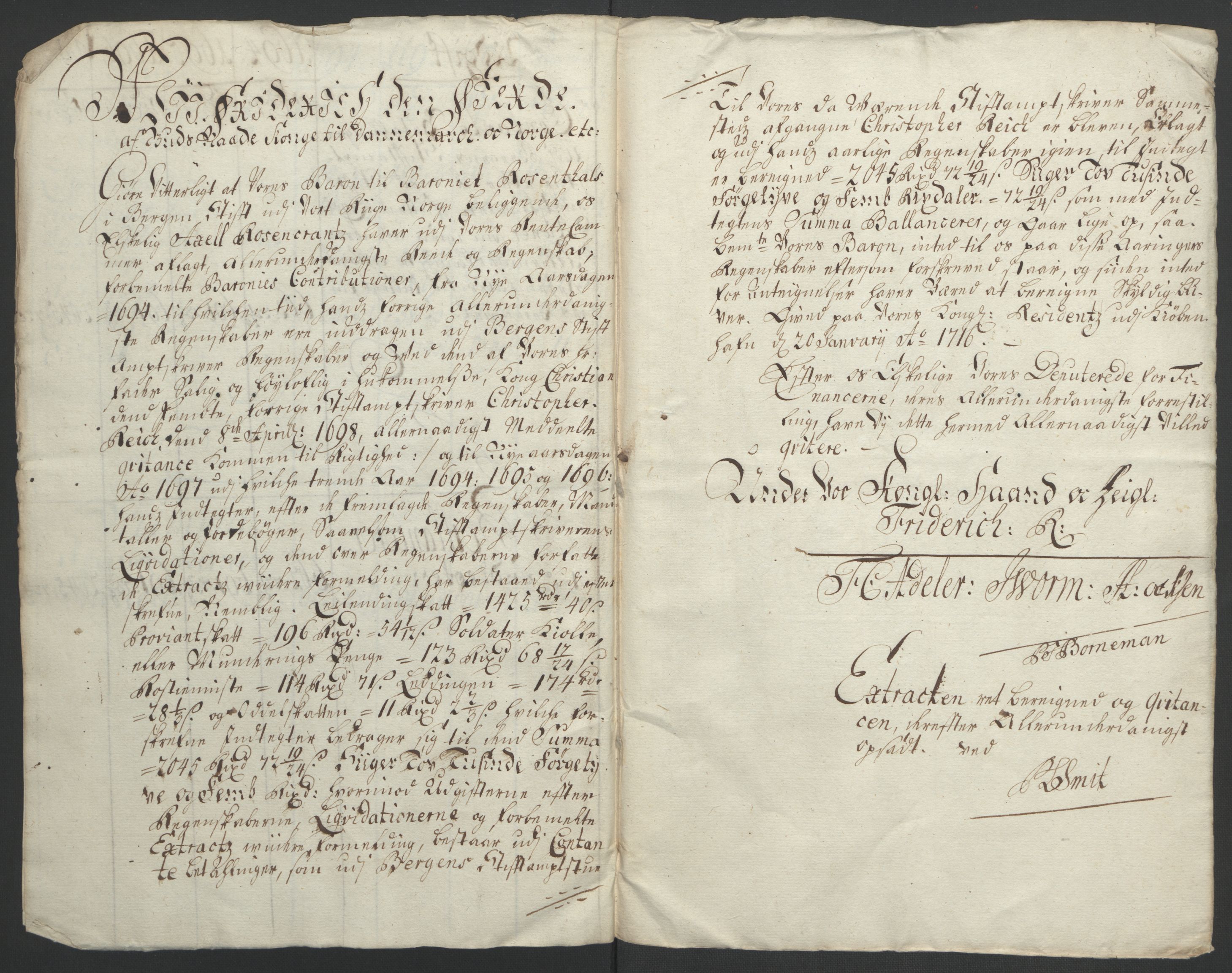 Rentekammeret inntil 1814, Reviderte regnskaper, Fogderegnskap, RA/EA-4092/R49/L3138: Fogderegnskap Rosendal Baroni, 1691-1714, p. 53