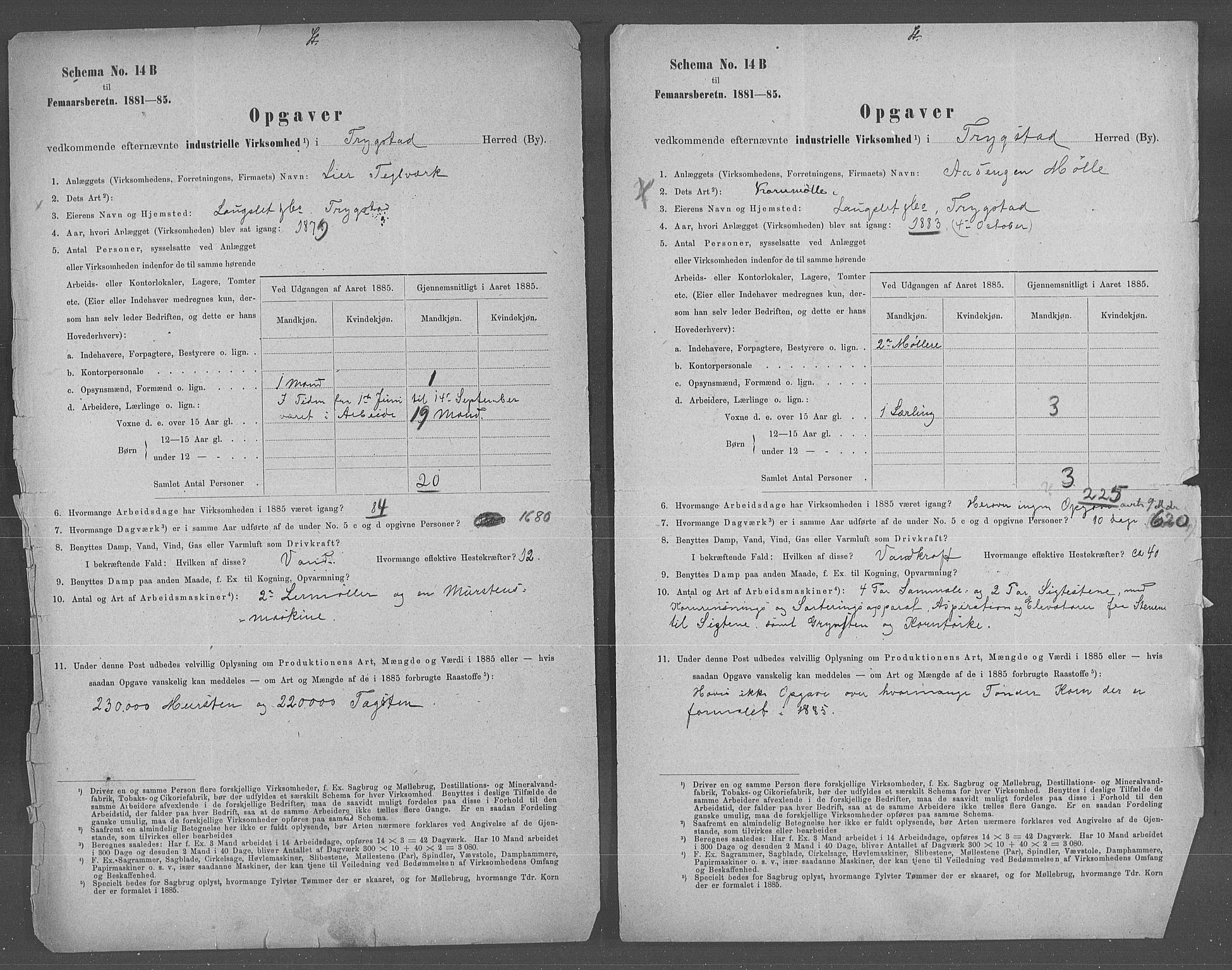 Statistisk sentralbyrå, Næringsøkonomiske emner, Generelt - Amtmennenes femårsberetninger, AV/RA-S-2233/F/Fa/L0063: --, 1885, p. 235