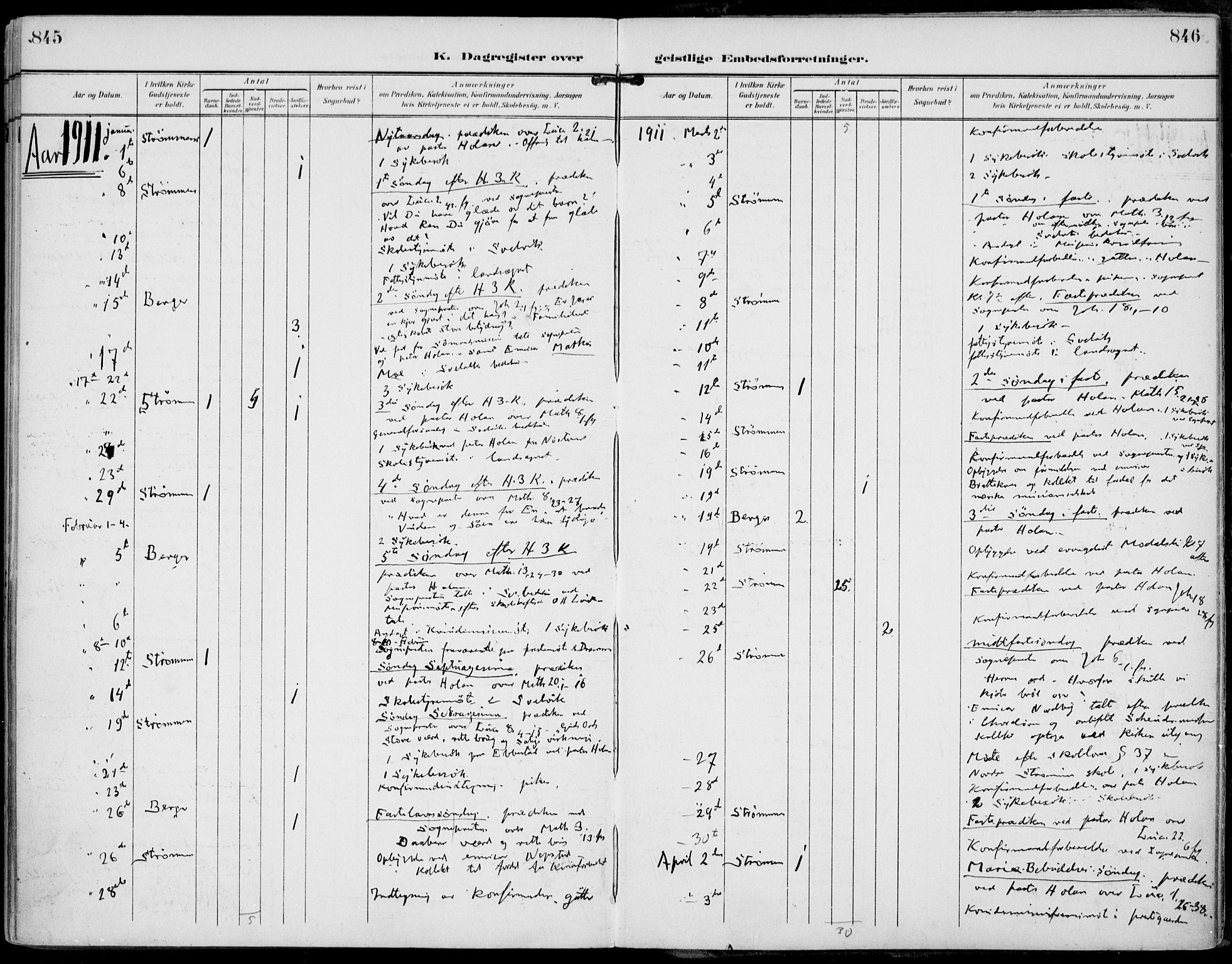 Strømm kirkebøker, AV/SAKO-A-322/F/Fa/L0005: Parish register (official) no. I 5, 1898-1919, p. 845-846