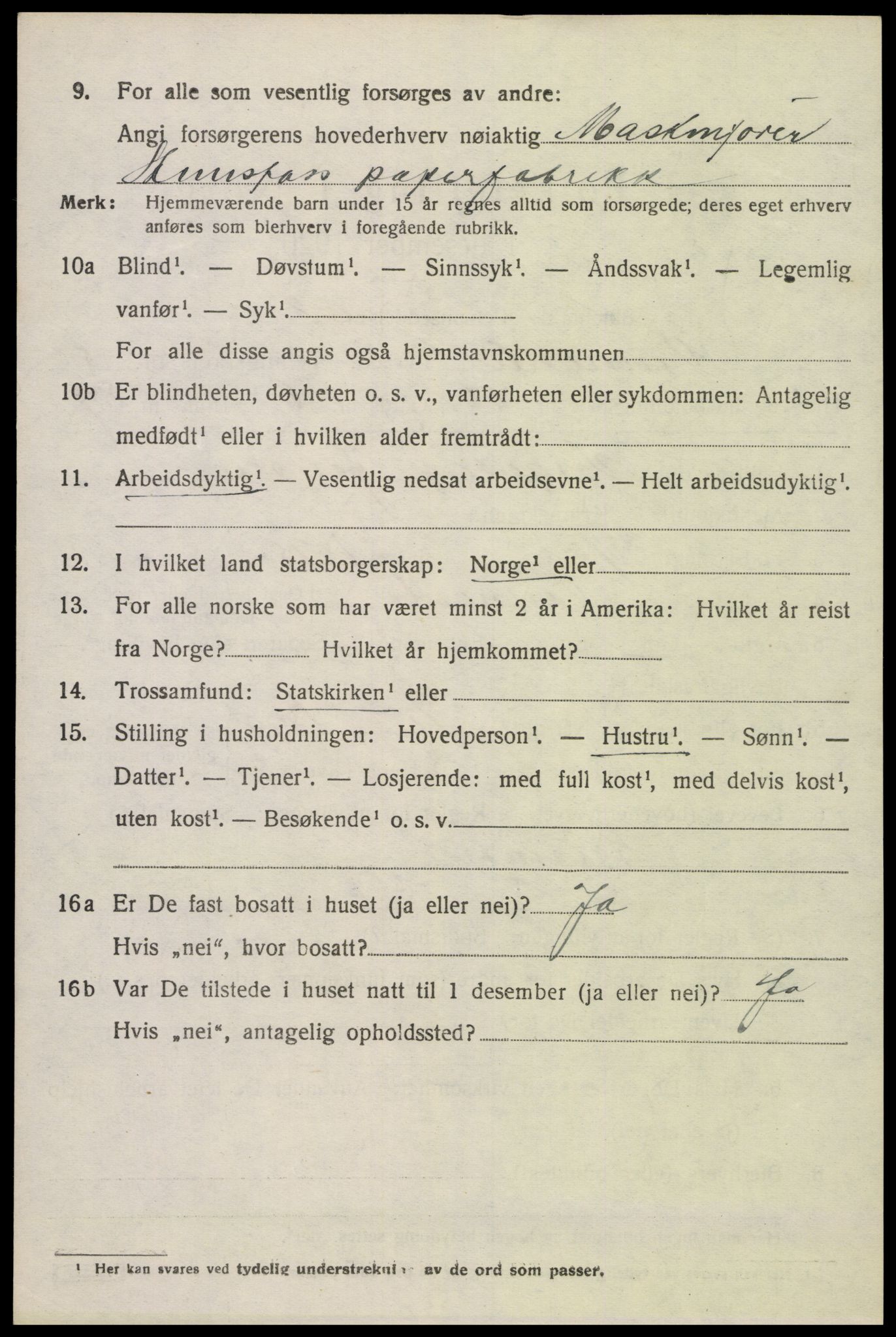 SAK, 1920 census for Vennesla, 1920, p. 4137