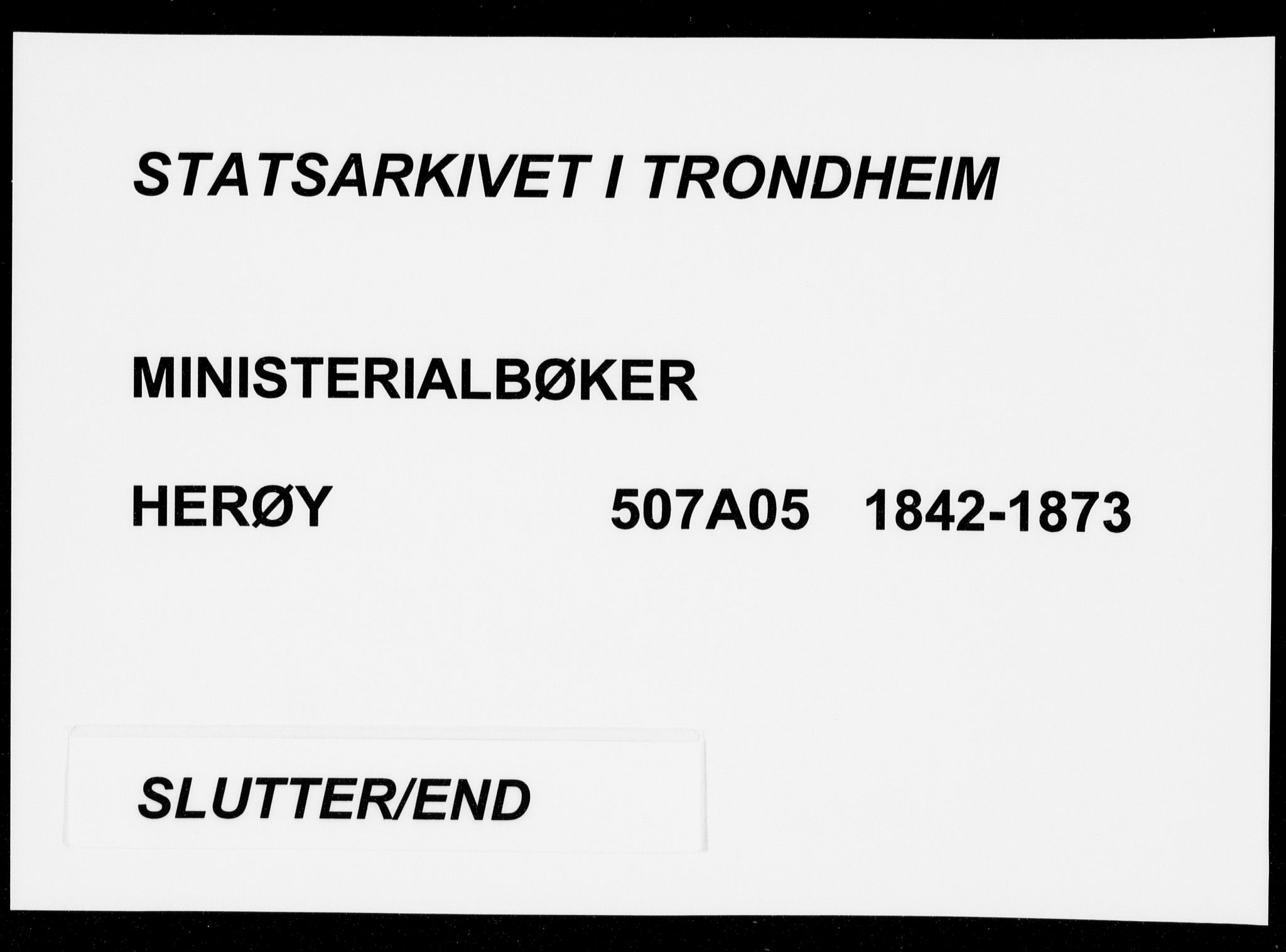 Ministerialprotokoller, klokkerbøker og fødselsregistre - Møre og Romsdal, AV/SAT-A-1454/507/L0070: Parish register (official) no. 507A05, 1842-1873