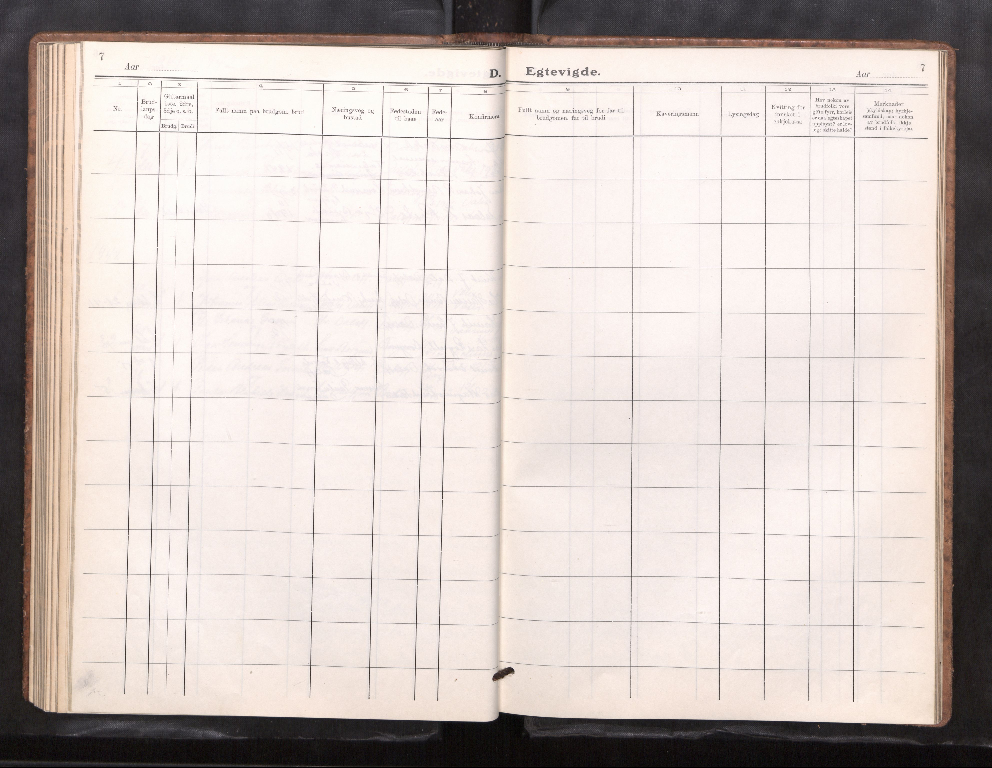 Ministerialprotokoller, klokkerbøker og fødselsregistre - Møre og Romsdal, AV/SAT-A-1454/512/L0171: Parish register (copy) no. 512---, 1936-1965, p. 7