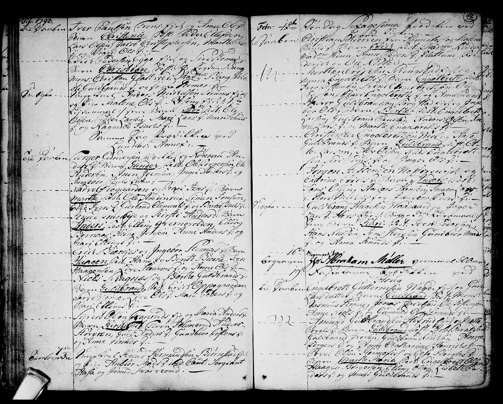 Norderhov kirkebøker, SAKO/A-237/F/Fa/L0006: Parish register (official) no. 6, 1789-1811, p. 47