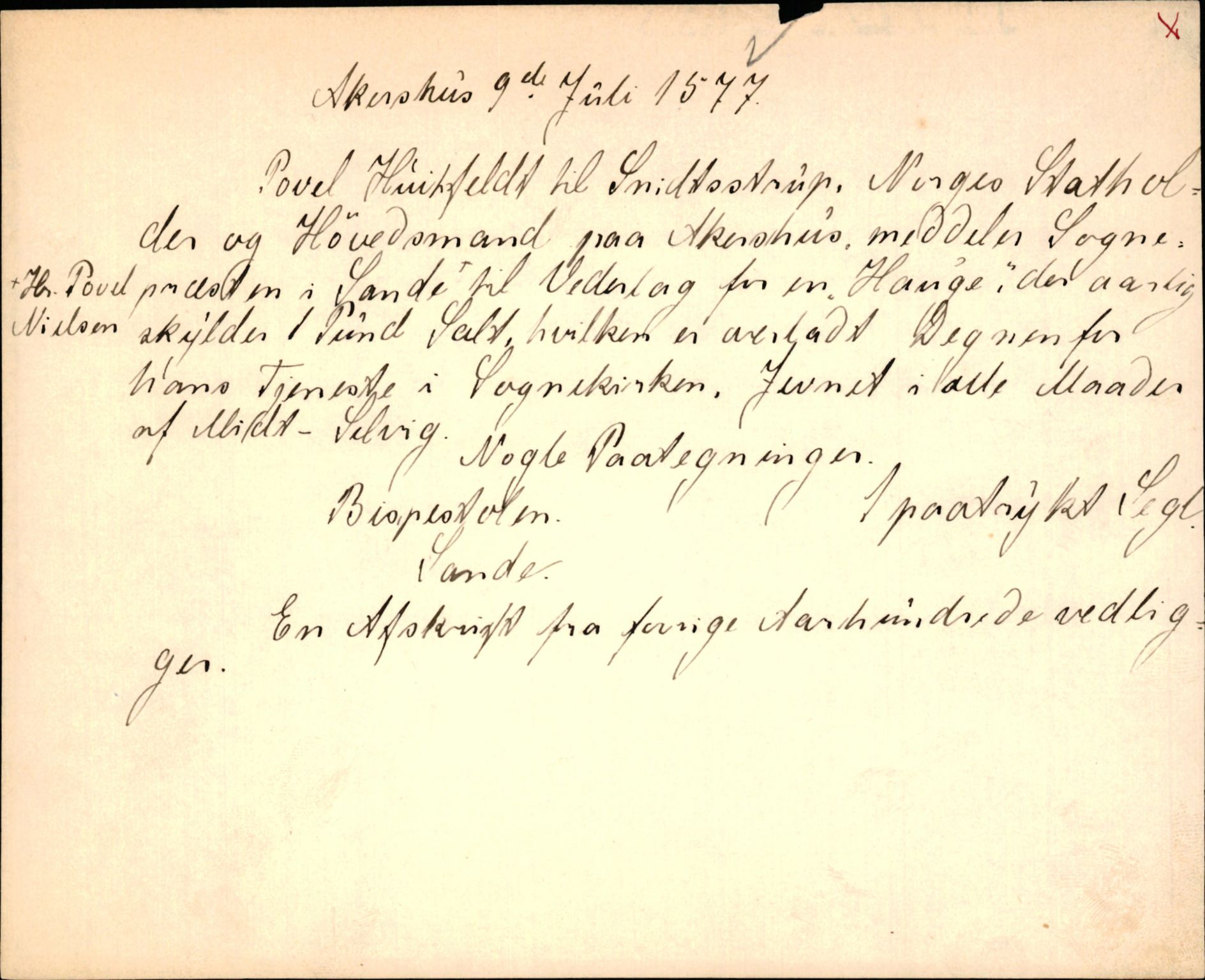 Riksarkivets diplomsamling, AV/RA-EA-5965/F35/F35k/L0002: Regestsedler: Prestearkiver fra Hedmark, Oppland, Buskerud og Vestfold, p. 551