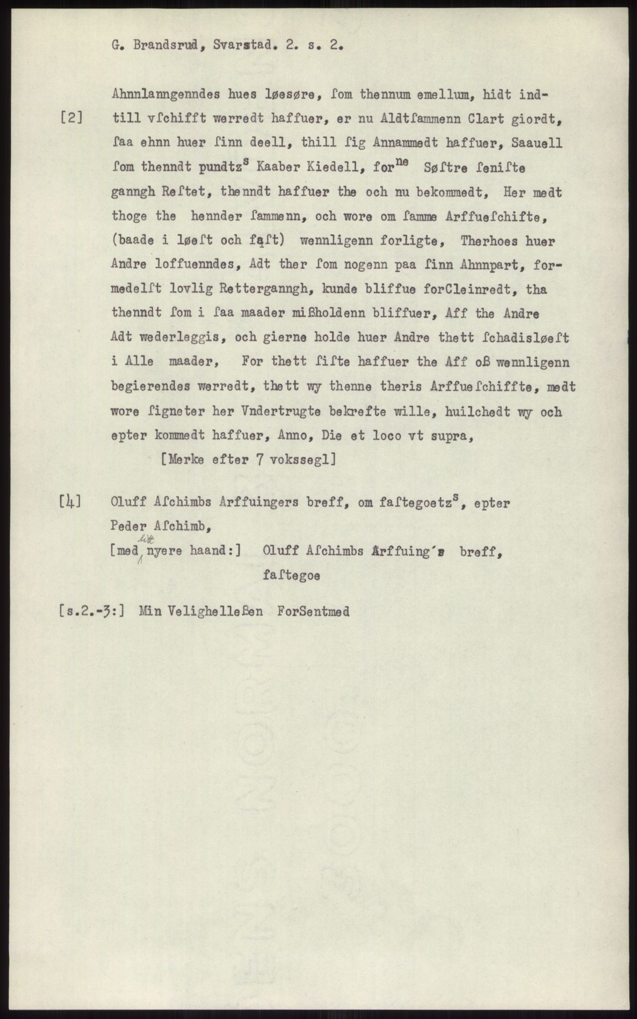 Samlinger til kildeutgivelse, Diplomavskriftsamlingen, AV/RA-EA-4053/H/Ha, p. 561