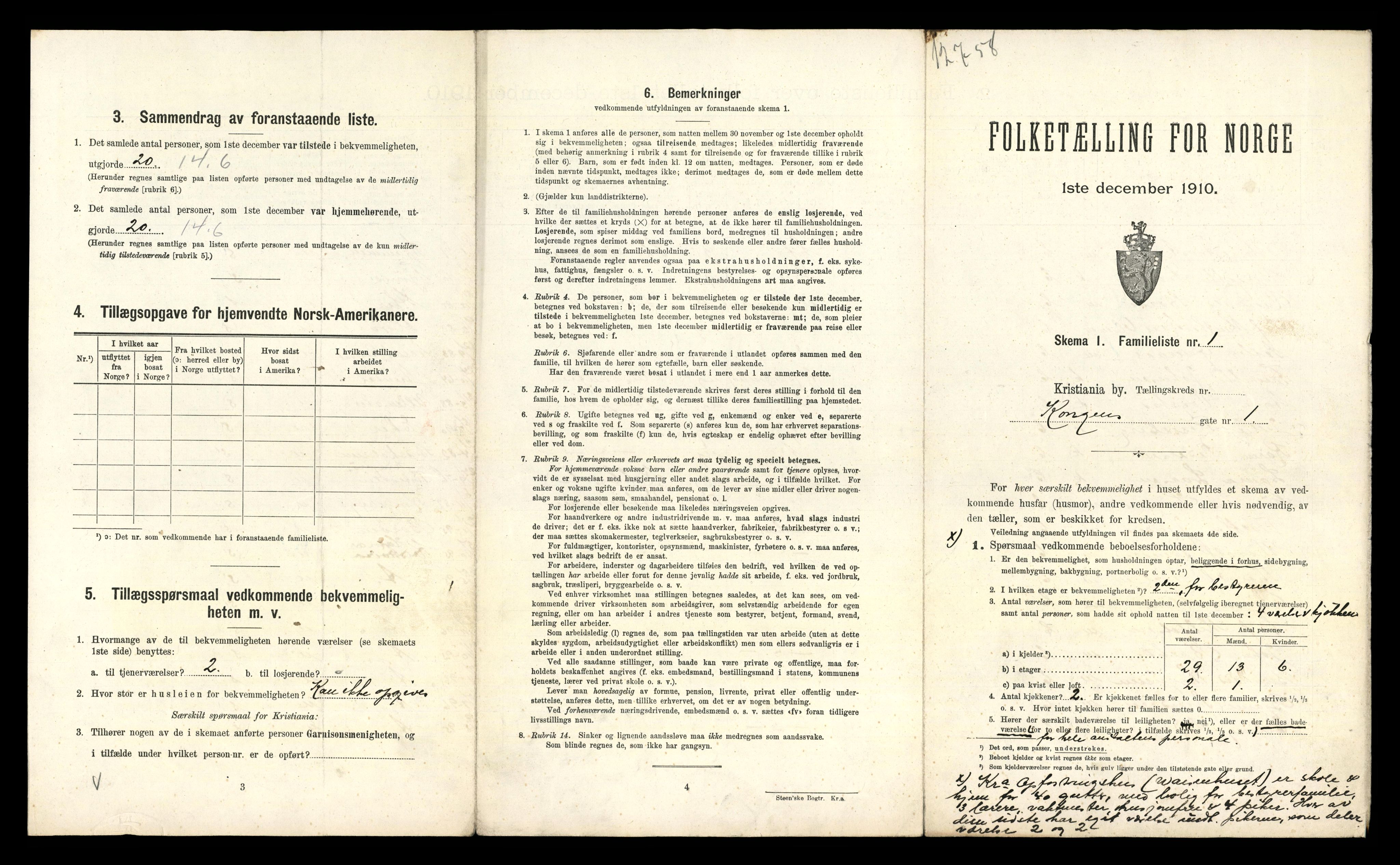 RA, 1910 census for Kristiania, 1910, p. 51397