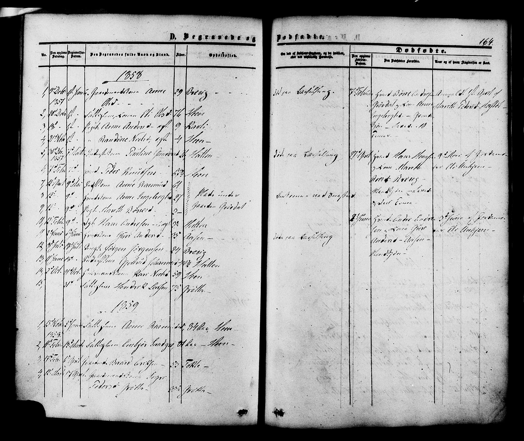 Ministerialprotokoller, klokkerbøker og fødselsregistre - Møre og Romsdal, SAT/A-1454/545/L0586: Parish register (official) no. 545A02, 1854-1877, p. 164