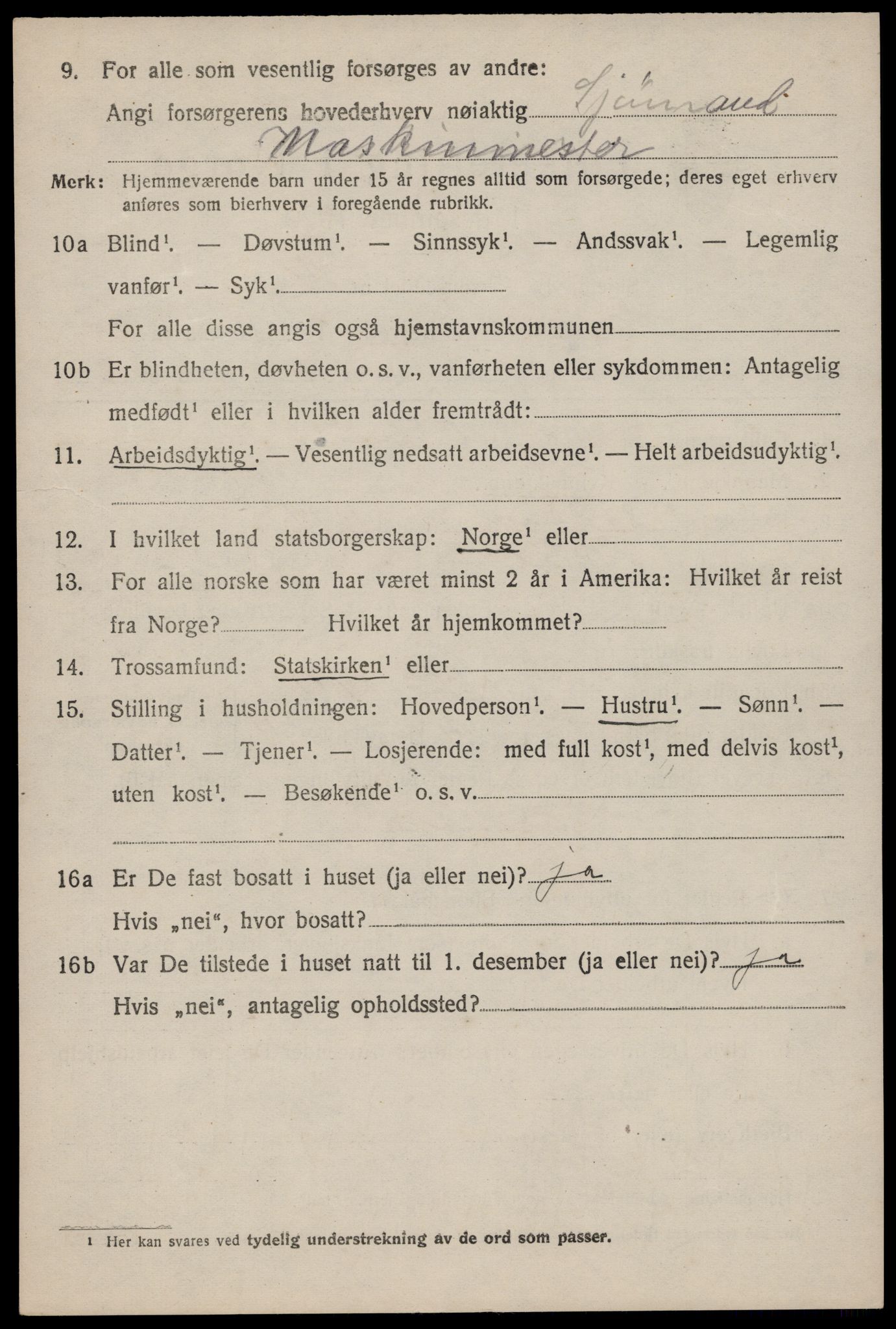 SAST, 1920 census for Skåre, 1920, p. 7873