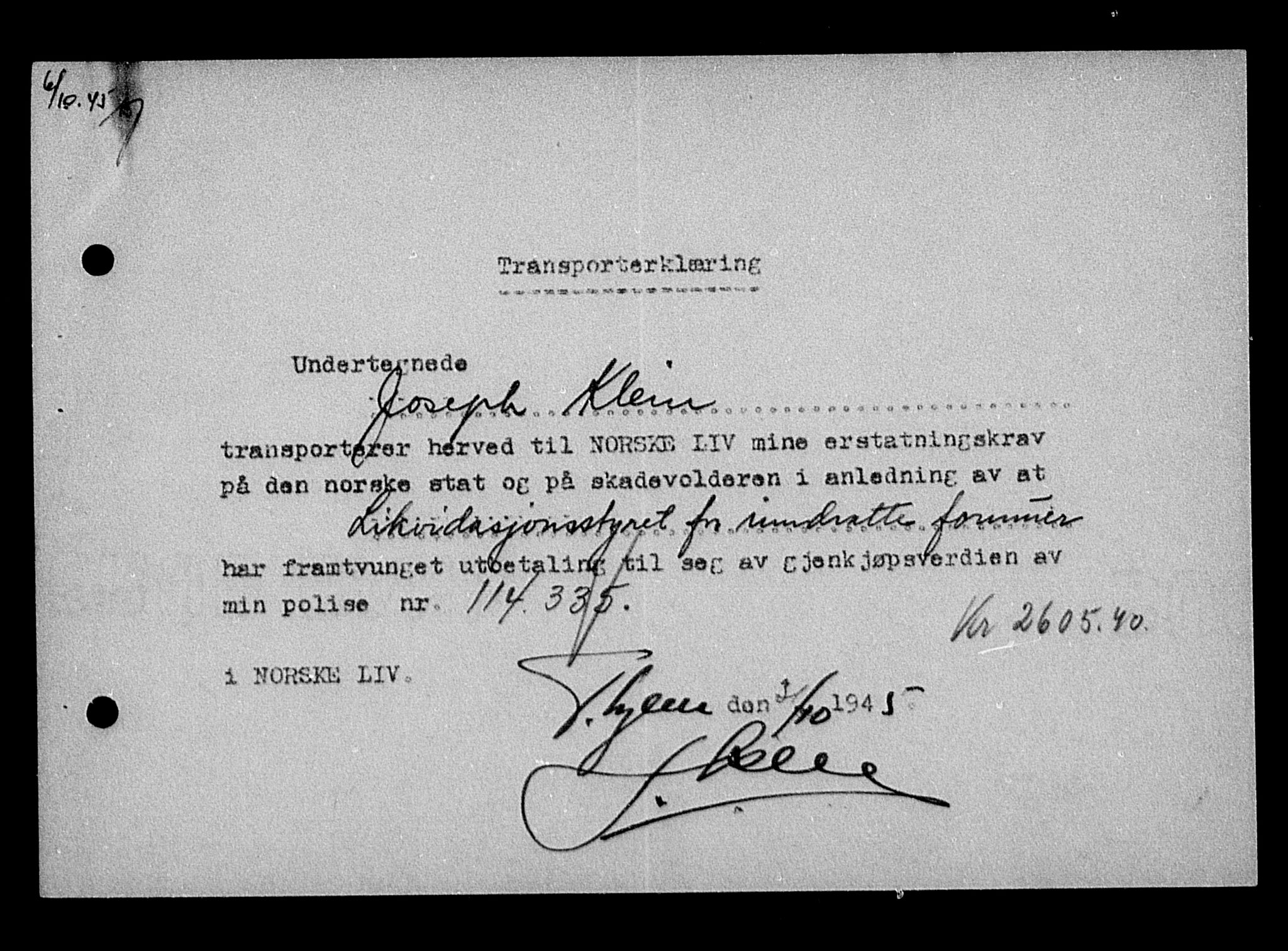 Justisdepartementet, Tilbakeføringskontoret for inndratte formuer, AV/RA-S-1564/H/Hc/Hca/L0902: --, 1945-1947, p. 34