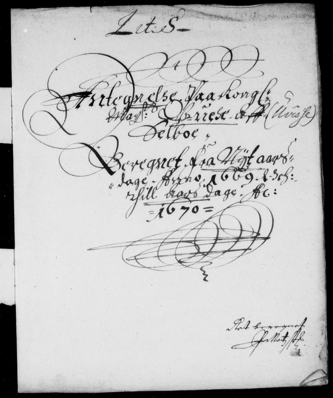 Rentekammeret inntil 1814, Reviderte regnskaper, Stiftamtstueregnskaper, Trondheim stiftamt og Nordland amt, RA/EA-6044/R/Rd/L0026: Trondheim stiftamt, 1669