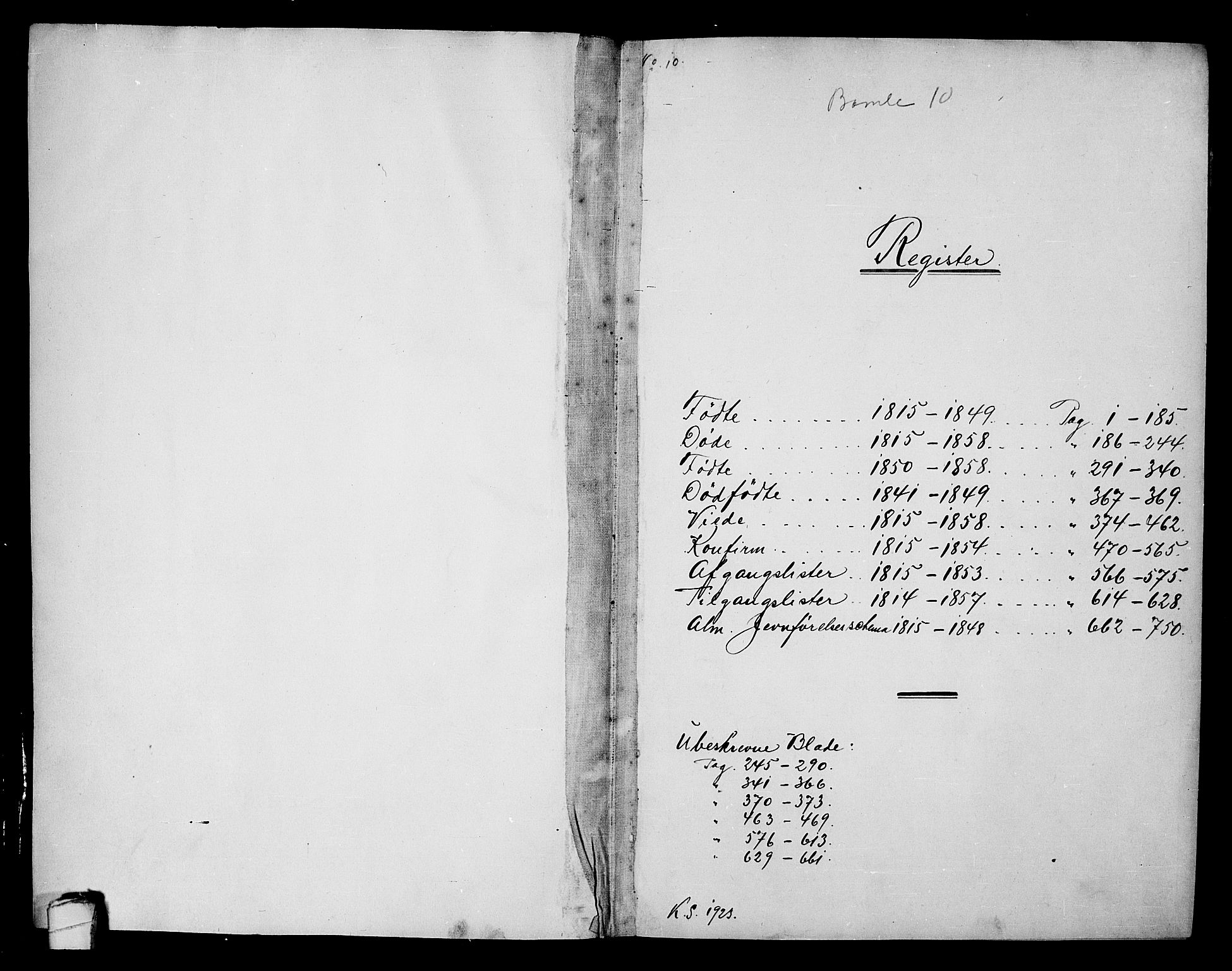 Langesund kirkebøker, SAKO/A-280/G/Ga/L0003: Parish register (copy) no. 3, 1815-1858