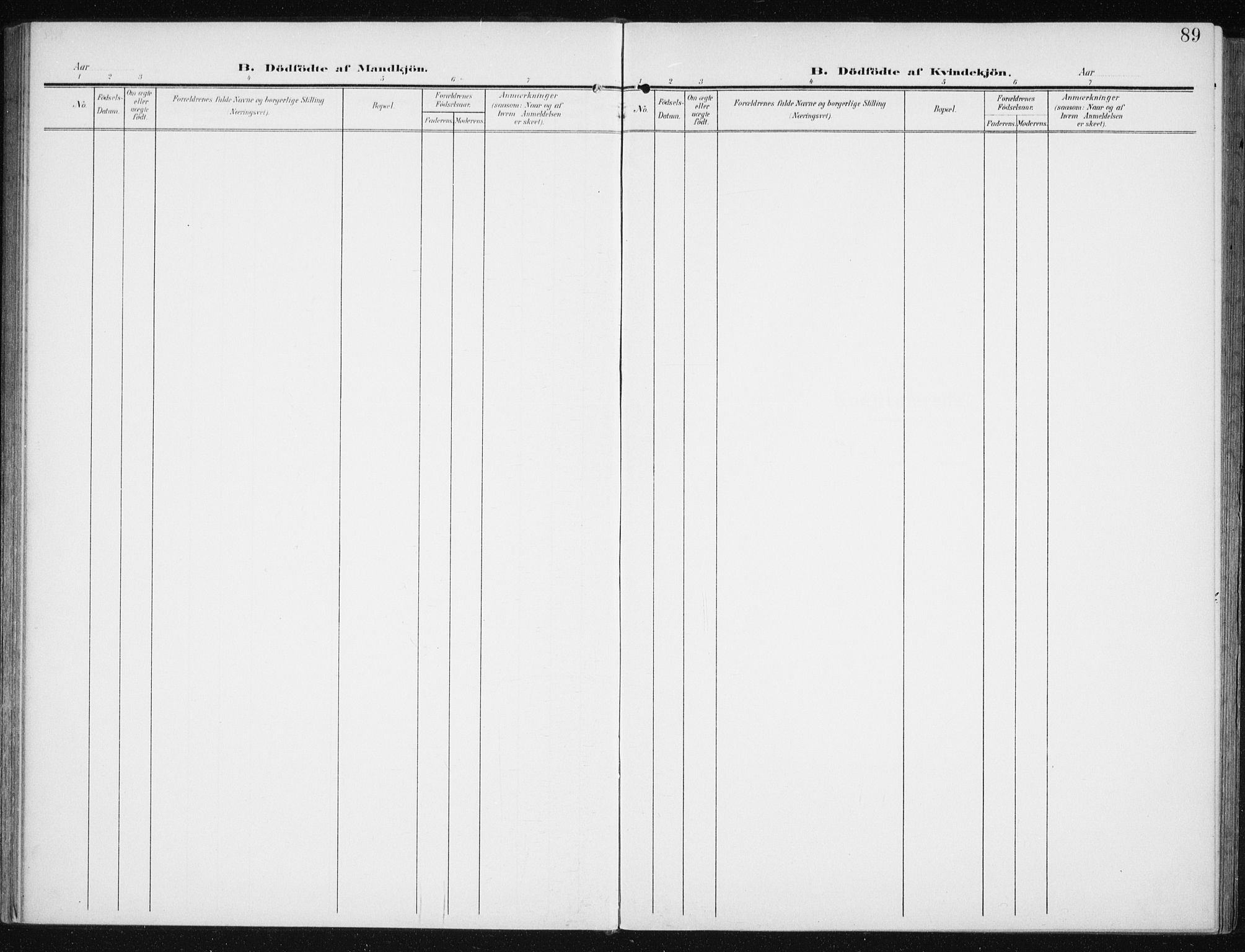 Sand/Bjarkøy sokneprestkontor, AV/SATØ-S-0811/I/Ia/Iaa/L0005kirke: Parish register (official) no. 5, 1905-1914, p. 89