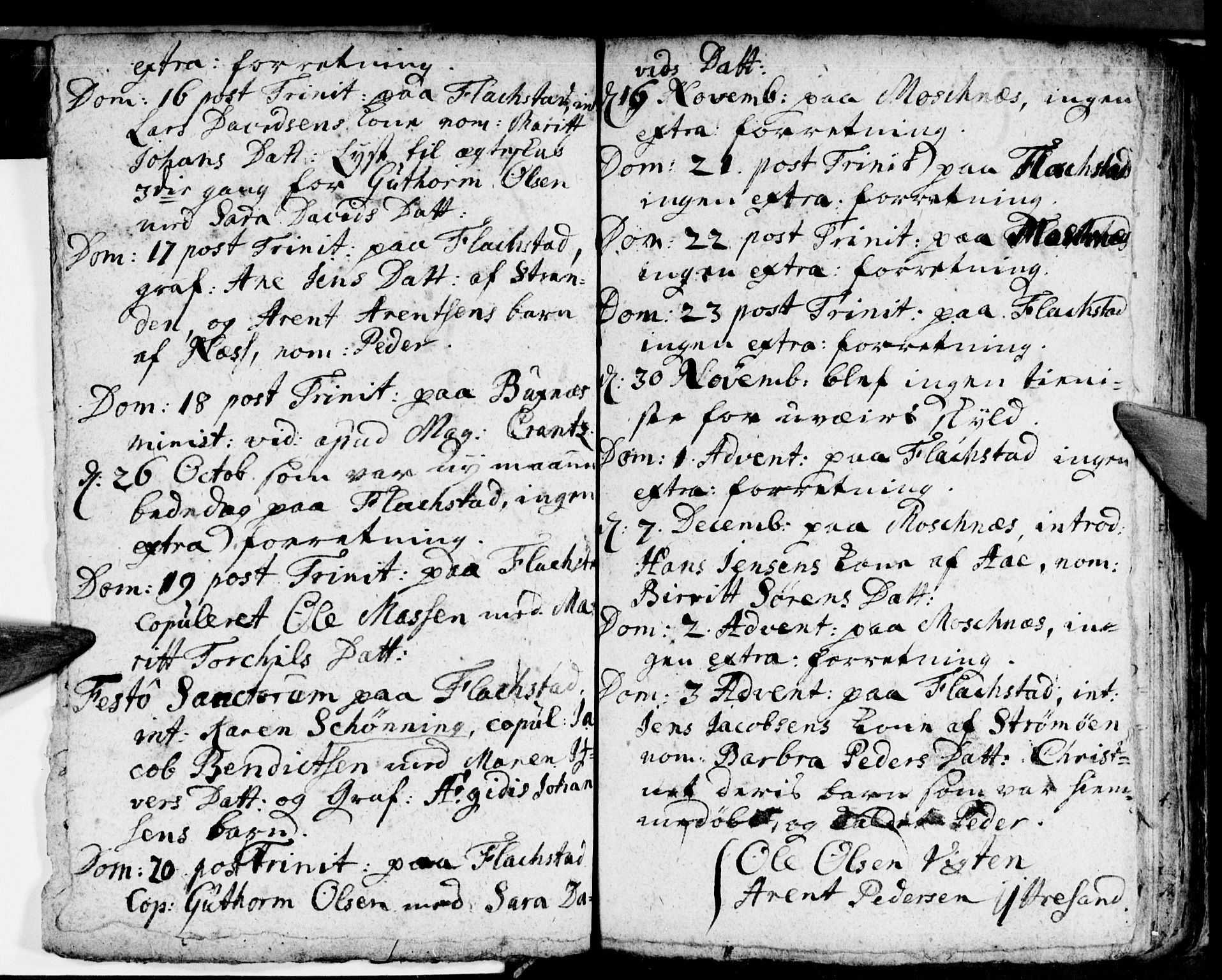 Ministerialprotokoller, klokkerbøker og fødselsregistre - Nordland, AV/SAT-A-1459/881/L1162: Curate's parish register no. 881B01, 1704-1748