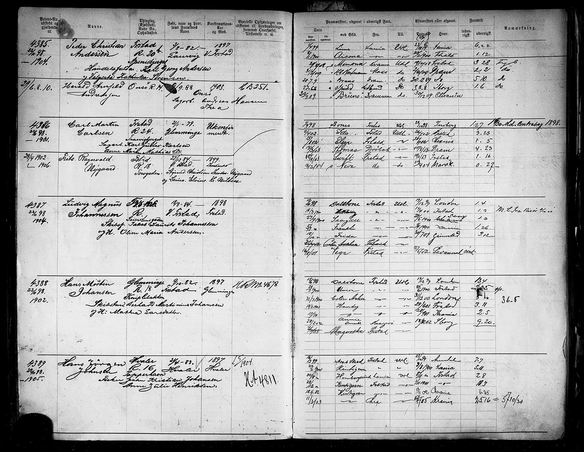 Fredrikstad mønstringskontor, AV/SAO-A-10569b/F/Fc/Fca/L0008: Annotasjonsrulle, 1898-1916, p. 83