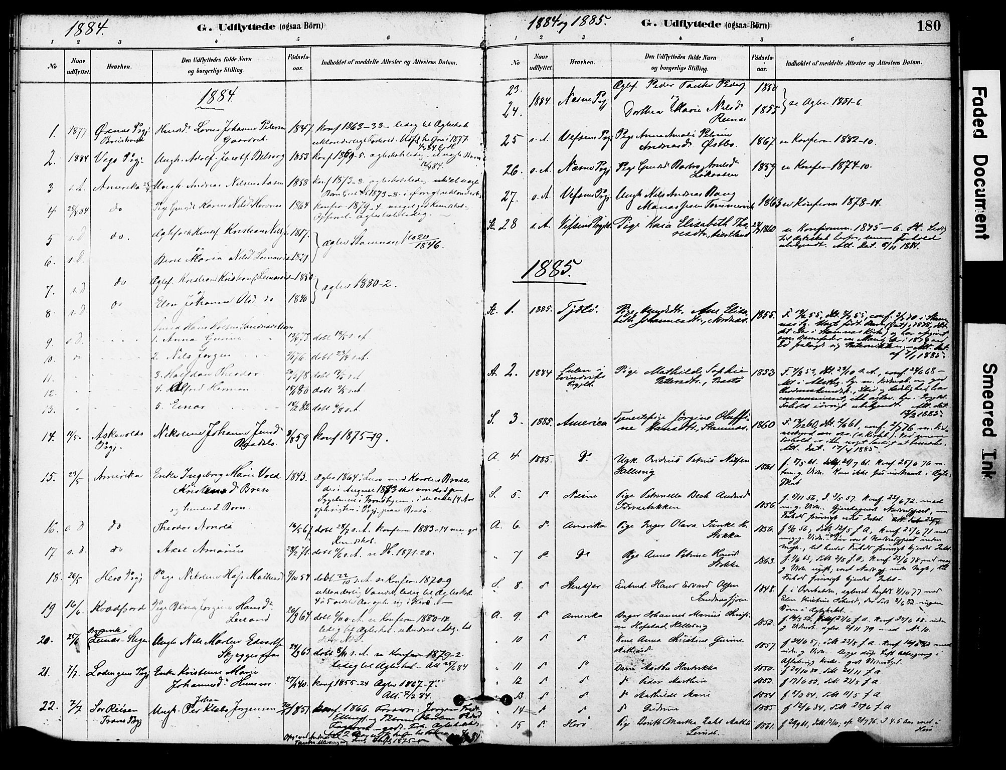 Ministerialprotokoller, klokkerbøker og fødselsregistre - Nordland, SAT/A-1459/830/L0450: Parish register (official) no. 830A14, 1879-1896, p. 180