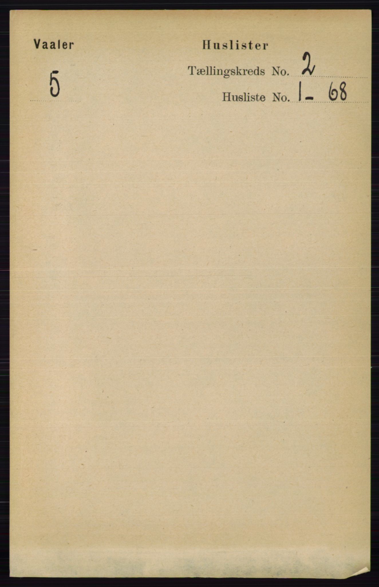 RA, 1891 census for 0137 Våler, 1891, p. 615