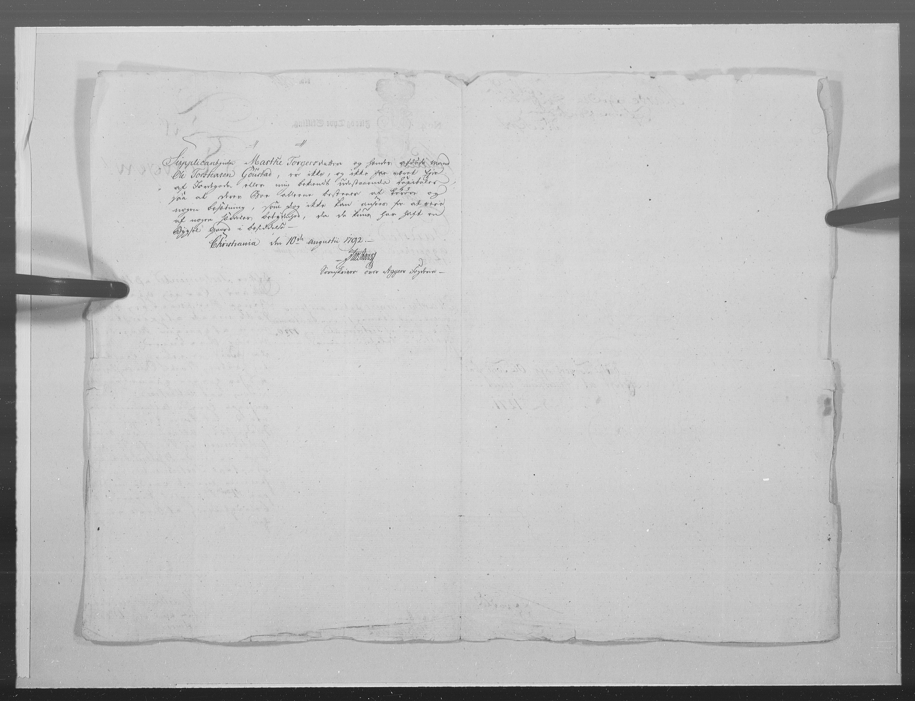Danske Kanselli 1572-1799, AV/RA-EA-3023/F/Fc/Fcc/Fcca/L0290: Norske innlegg 1572-1799, 1792, p. 404