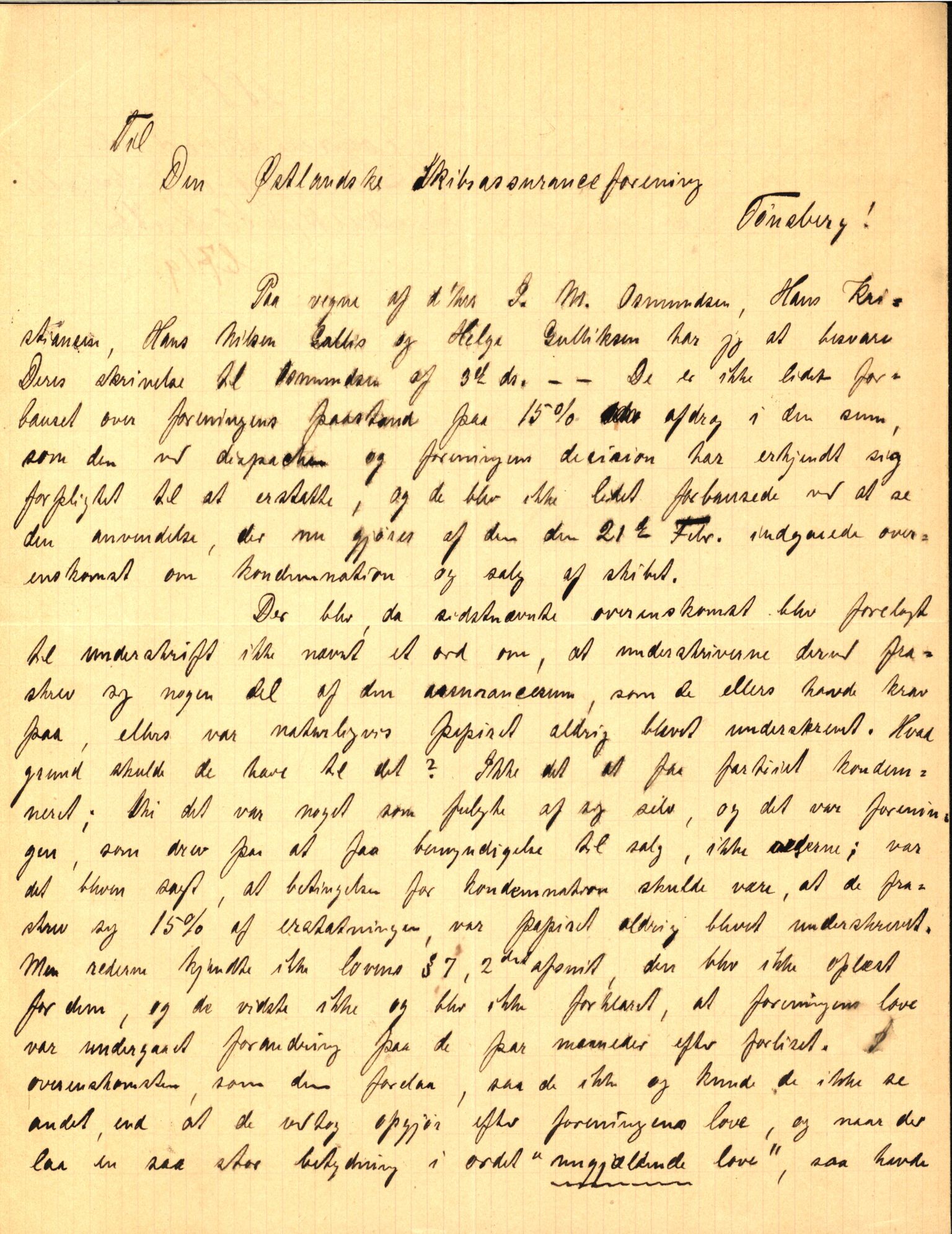 Pa 63 - Østlandske skibsassuranceforening, VEMU/A-1079/G/Ga/L0022/0007: Havaridokumenter / Nyassa, Mjølner, 1888, p. 103