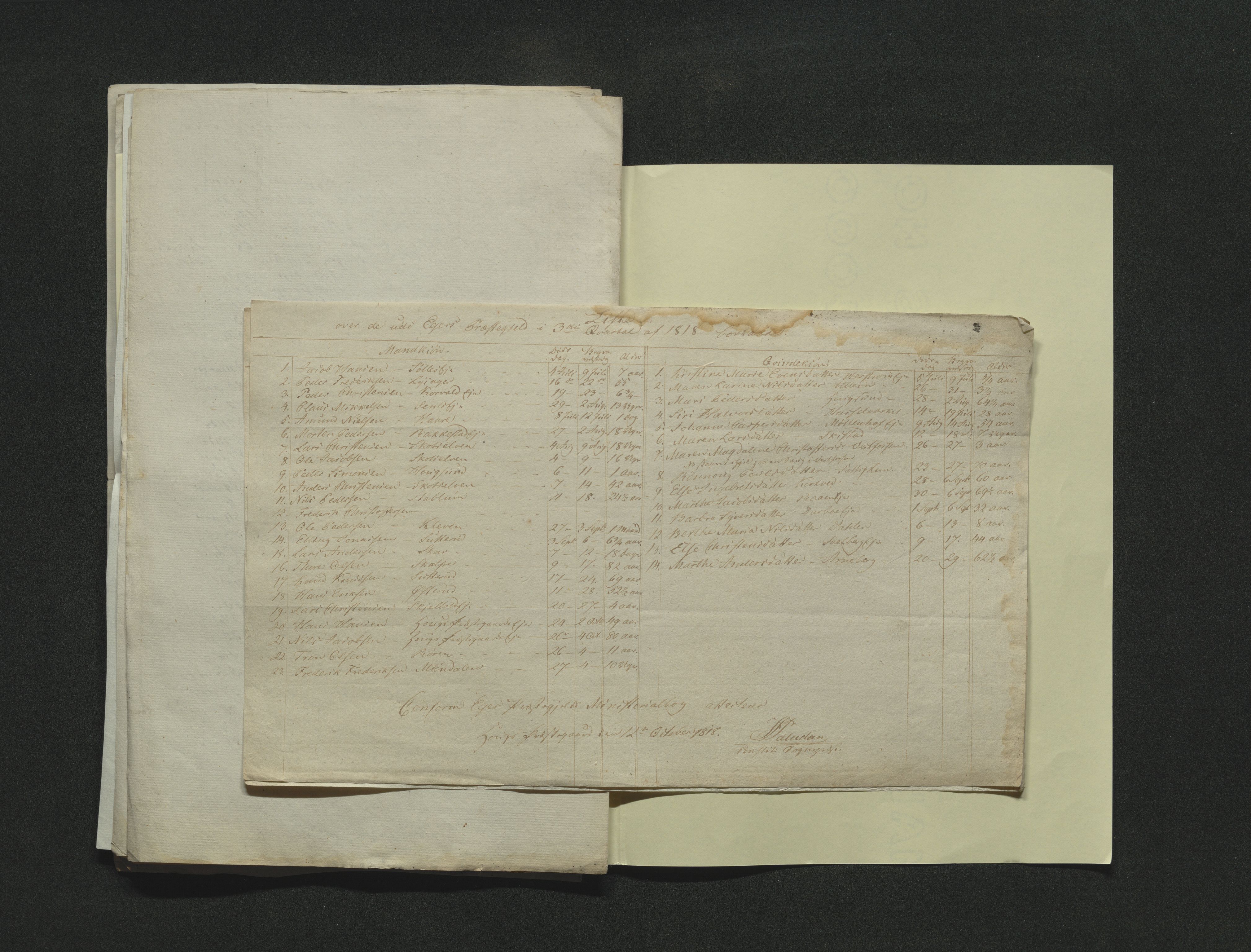 Eiker, Modum og Sigdal sorenskriveri, AV/SAKO-A-123/H/Ha/Hab/L0001: Dødsfallsmeldinger, 1812-1822, p. 221