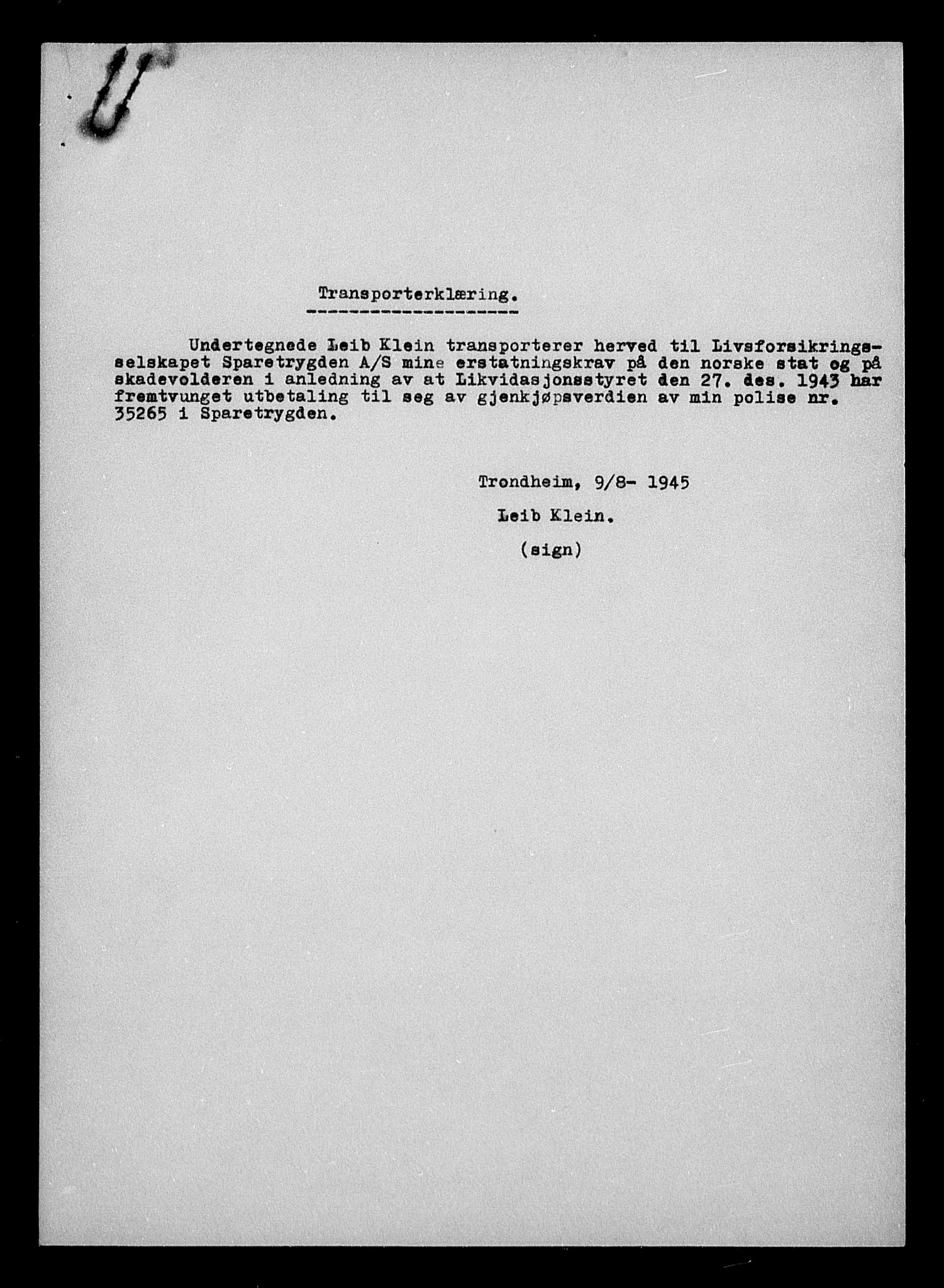 Justisdepartementet, Tilbakeføringskontoret for inndratte formuer, AV/RA-S-1564/H/Hc/Hca/L0902: --, 1945-1947, p. 129