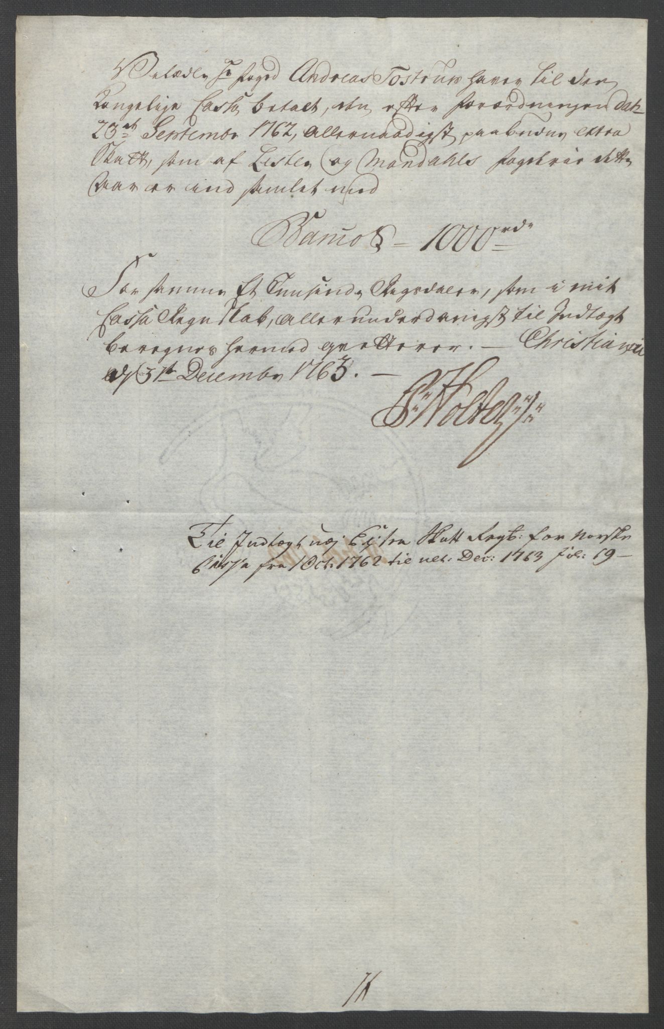 Rentekammeret inntil 1814, Reviderte regnskaper, Fogderegnskap, AV/RA-EA-4092/R45/L2704: Ekstraskatten Lista og Mandal, 1762-1768, p. 112