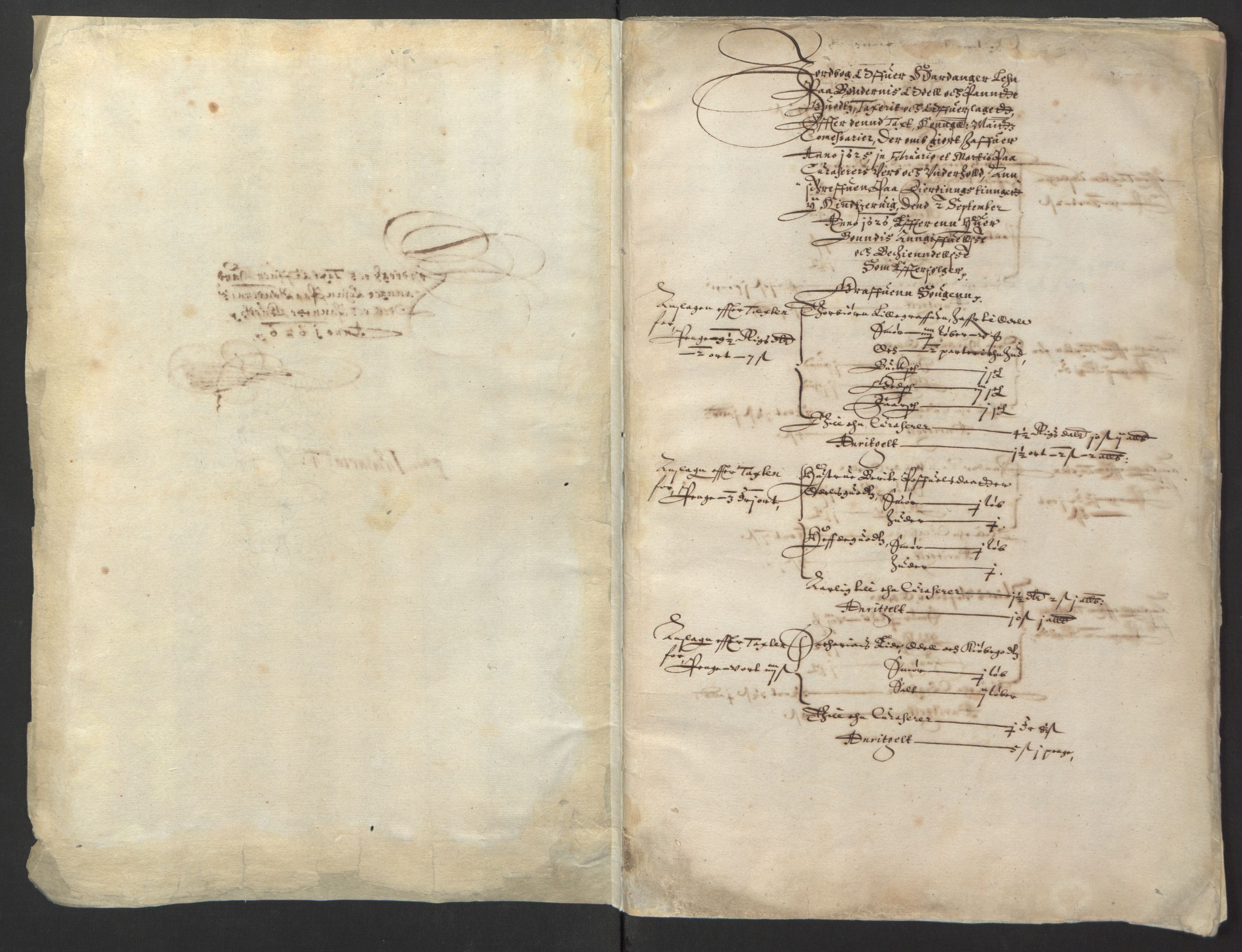 Stattholderembetet 1572-1771, RA/EA-2870/Ek/L0012/0001: Jordebøker til utlikning av rosstjeneste 1624-1626: / Odelsjordebøker for Bergenhus len, 1626, p. 107