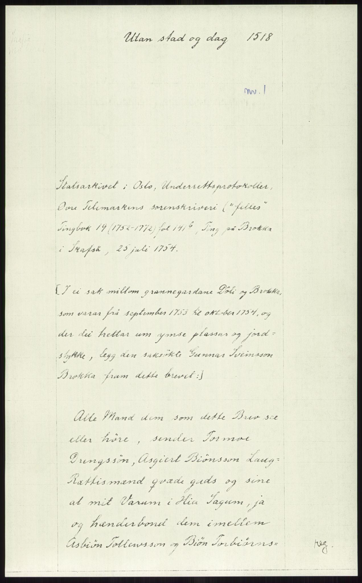 Samlinger til kildeutgivelse, Diplomavskriftsamlingen, AV/RA-EA-4053/H/Ha, p. 2022