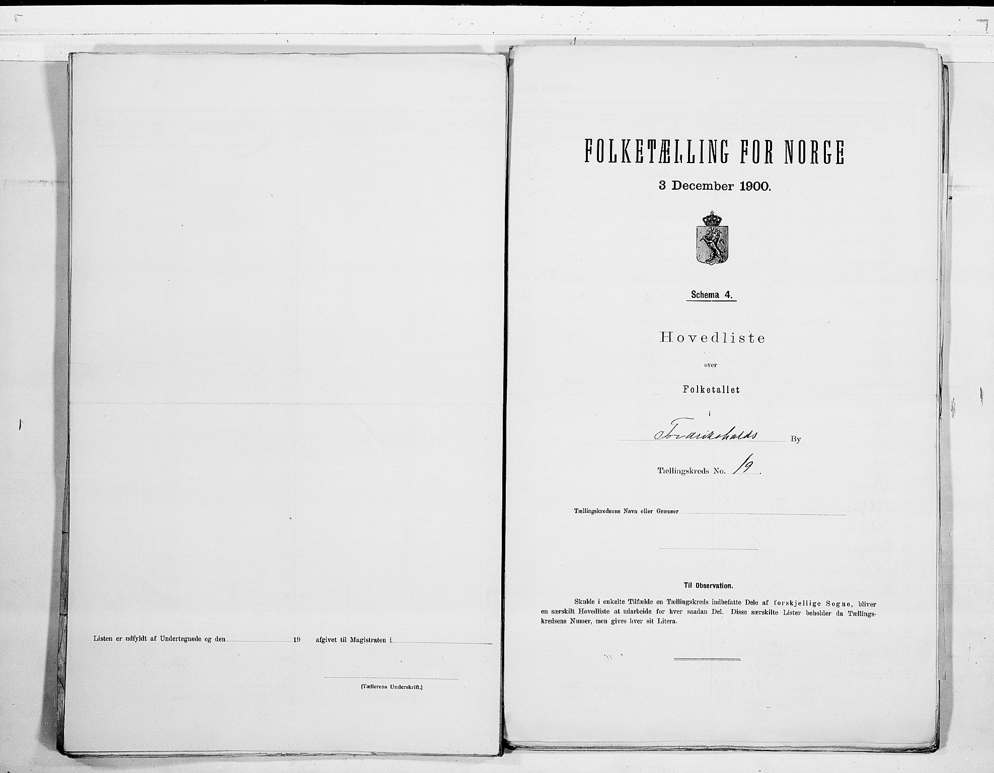 SAO, 1900 census for Fredrikshald, 1900, p. 49