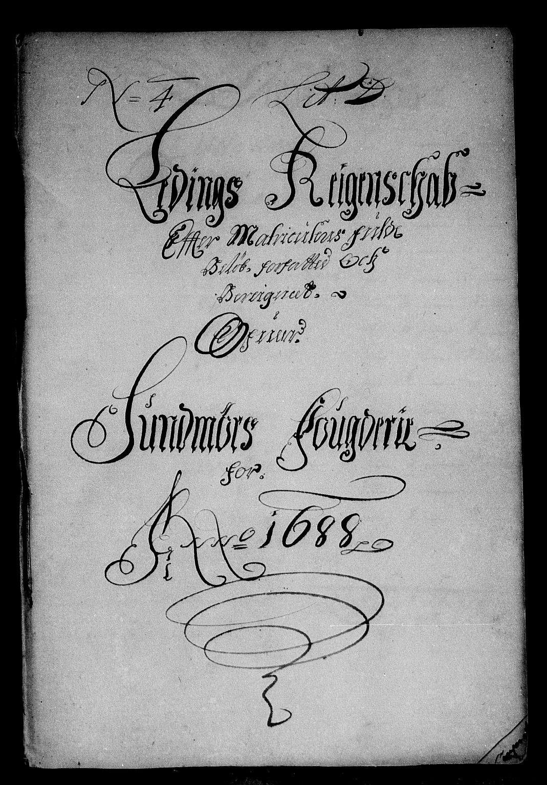 Rentekammeret inntil 1814, Reviderte regnskaper, Stiftamtstueregnskaper, Bergen stiftamt, AV/RA-EA-6043/R/Rc/L0087: Bergen stiftamt, 1688