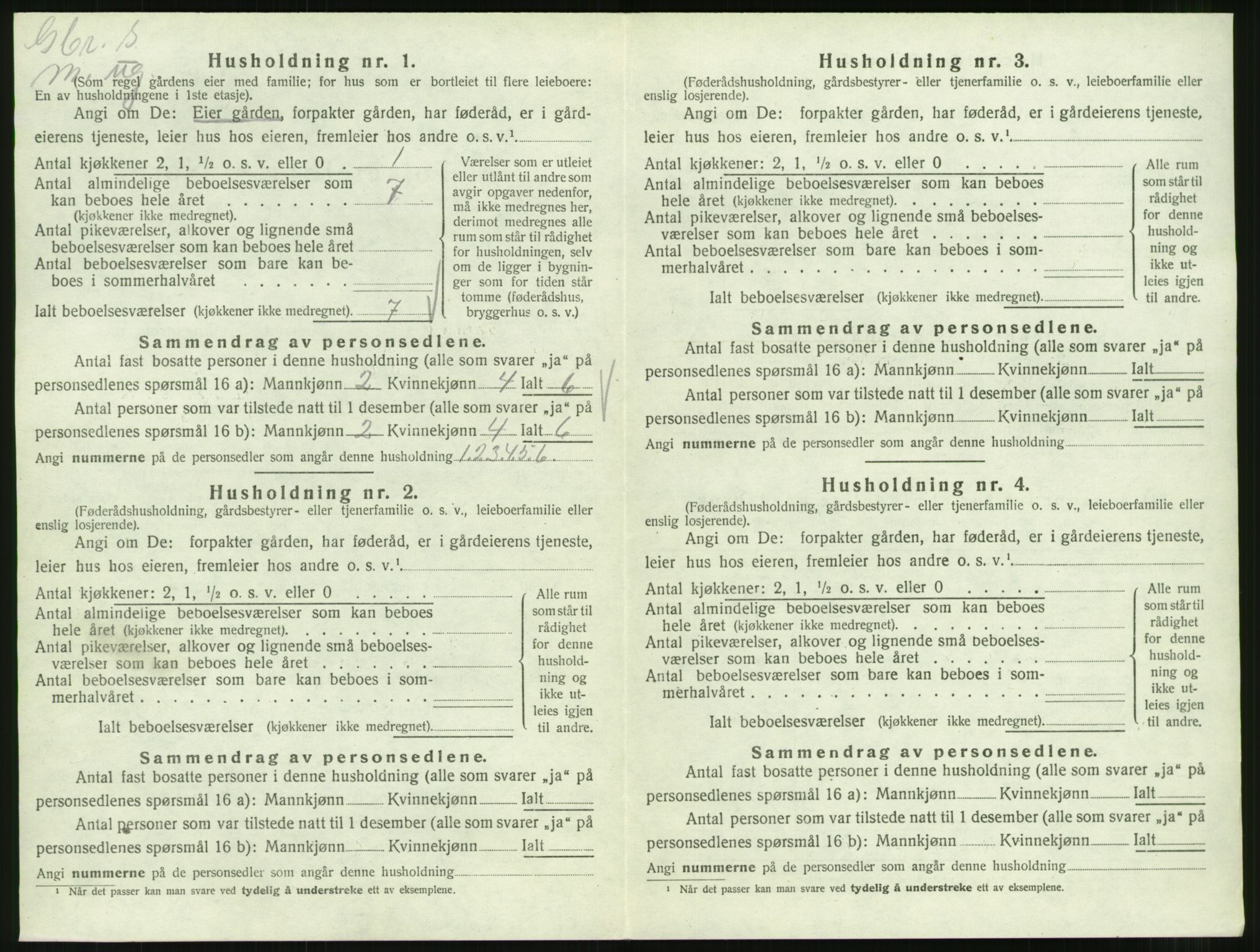 SAT, 1920 census for Eresfjord og Vistdal, 1920, p. 246