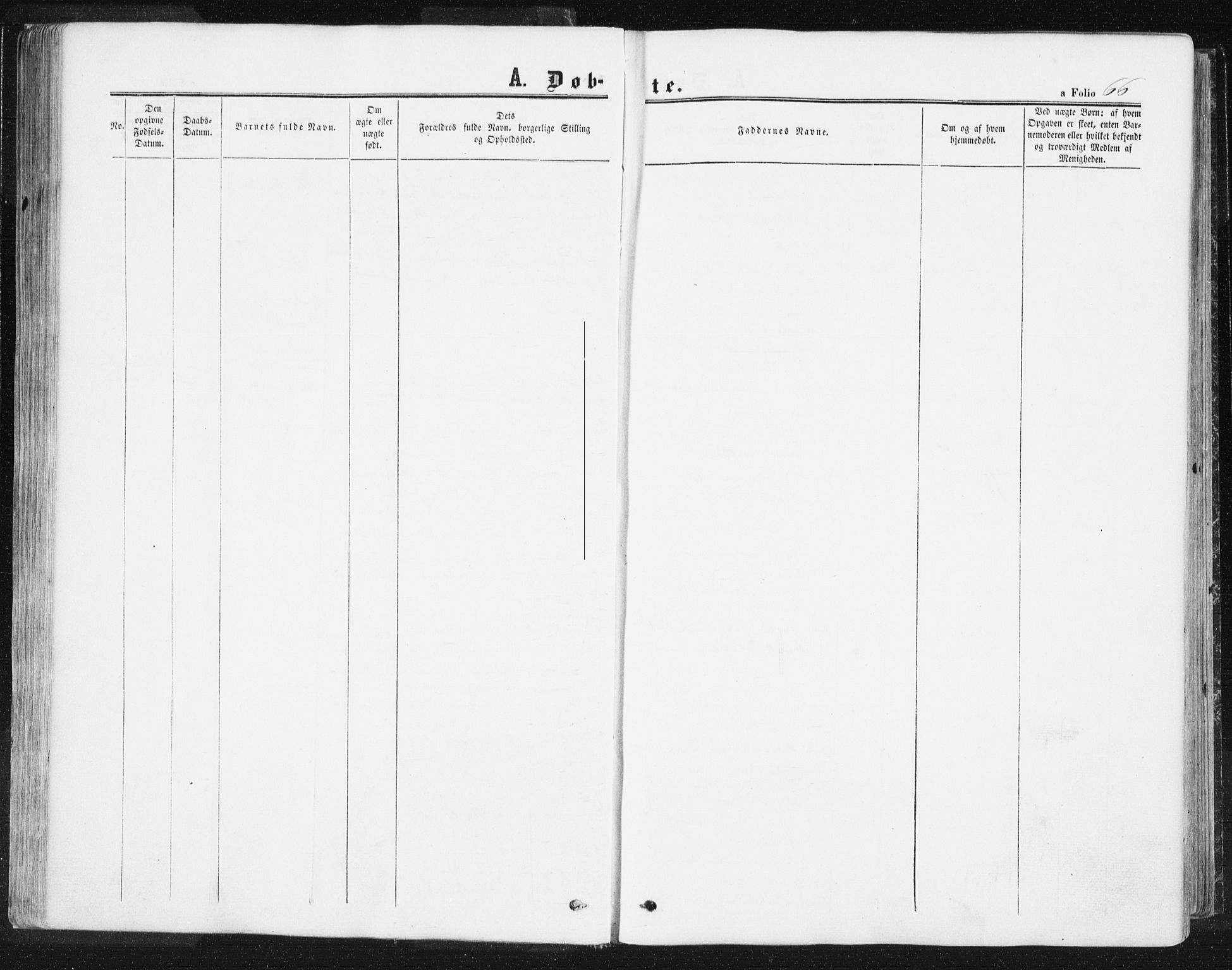 Ministerialprotokoller, klokkerbøker og fødselsregistre - Møre og Romsdal, AV/SAT-A-1454/578/L0905: Parish register (official) no. 578A04, 1859-1877, p. 66